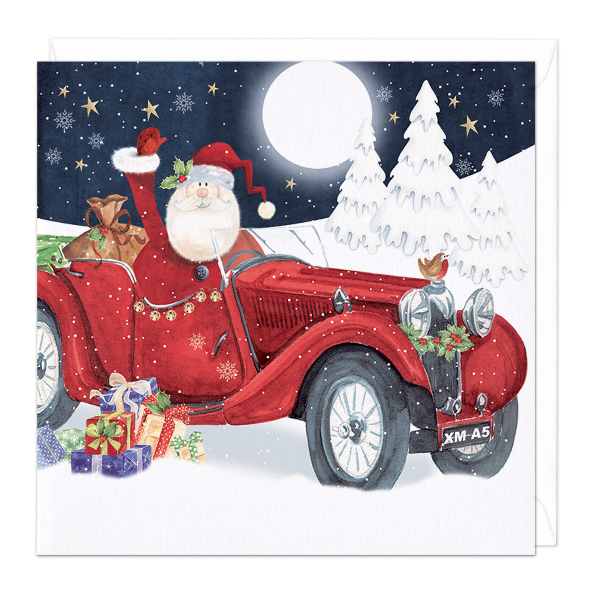 An image of Classic Santa Christmas Card Whistlefish
