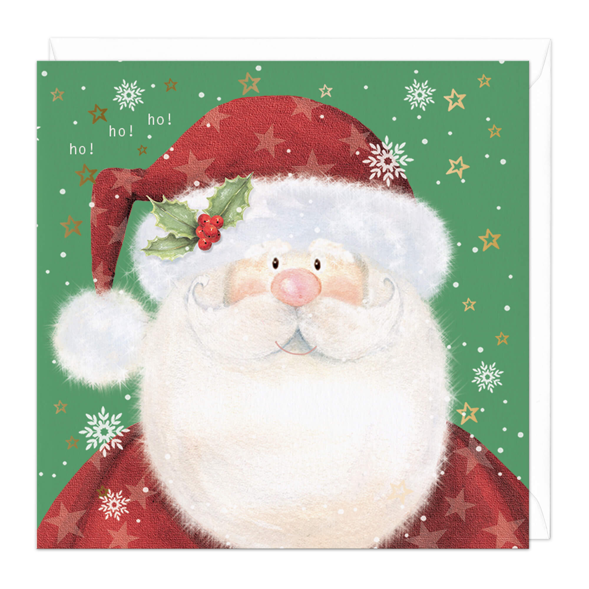 An image of Jolly Santa Christmas Card Whistlefish