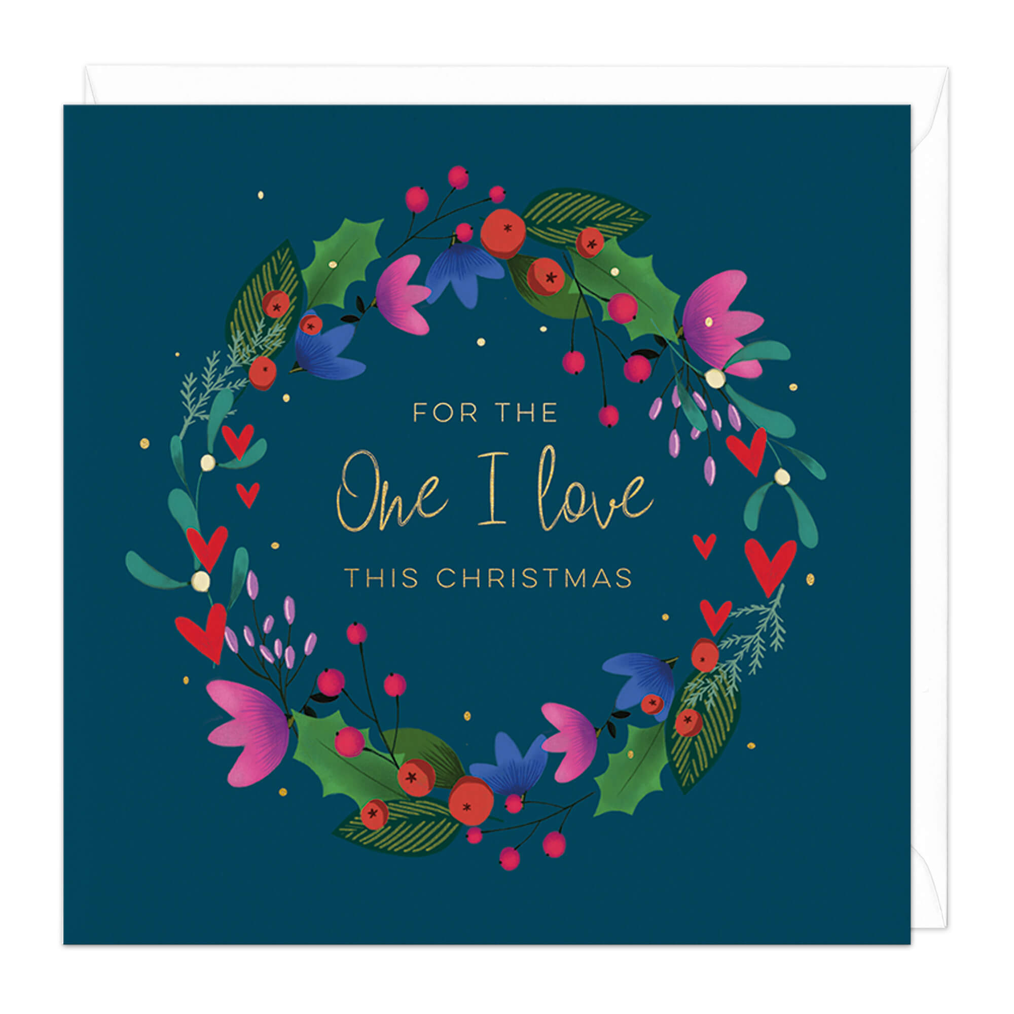 An image of For The One I Love Christmas Card Whistlefish
