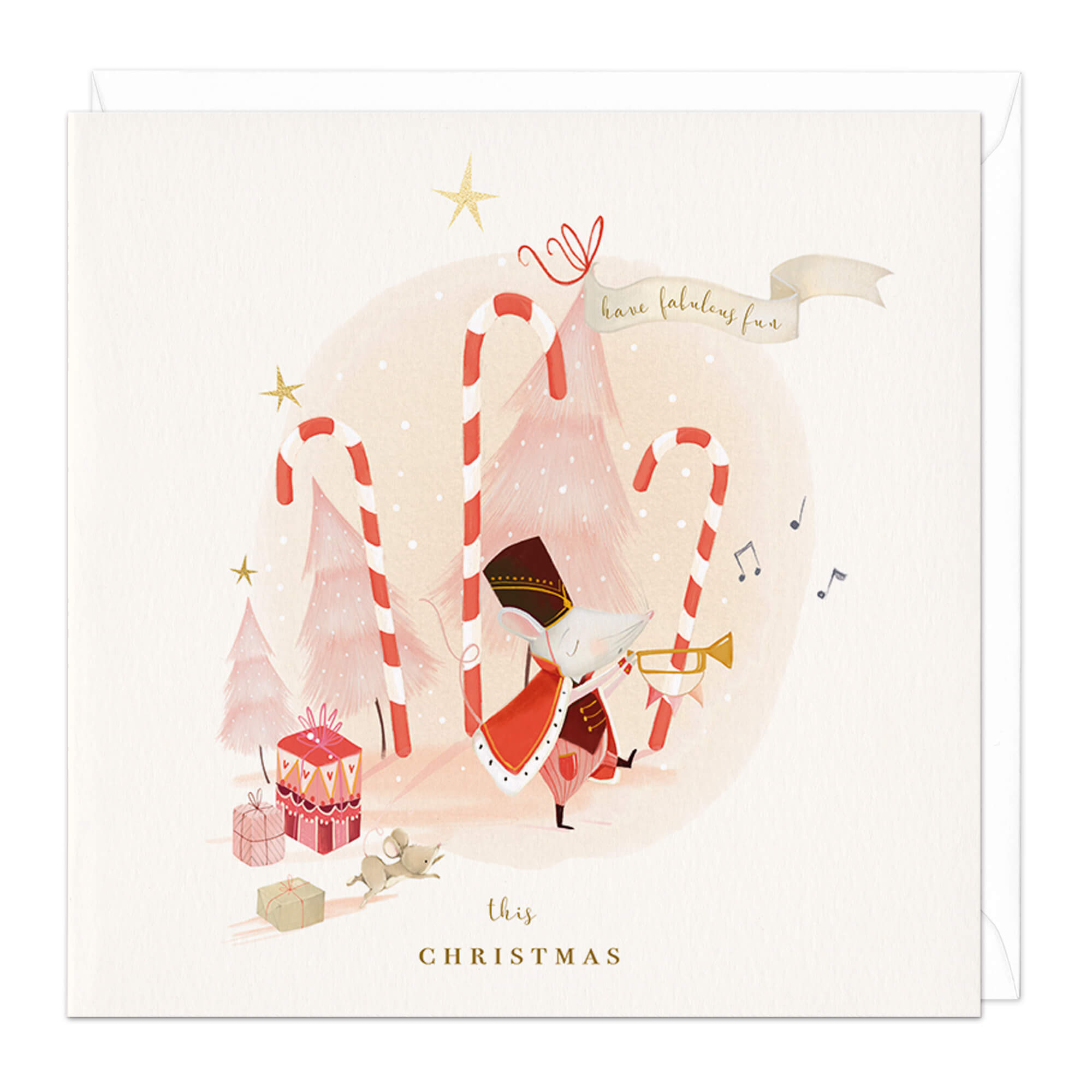 An image of Marching to a Festive Tune Christmas Card Whistlefish
