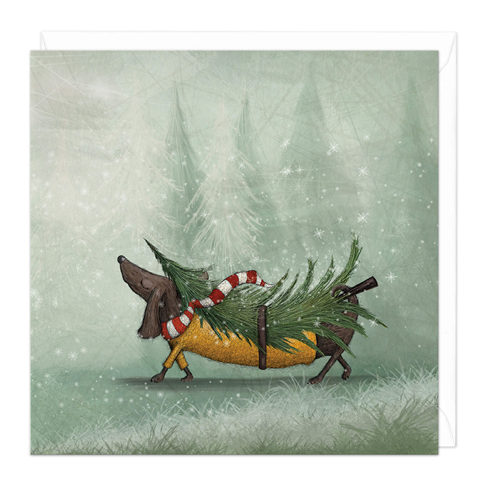 An image of Christmas Sausage Christmas Card Whistlefish