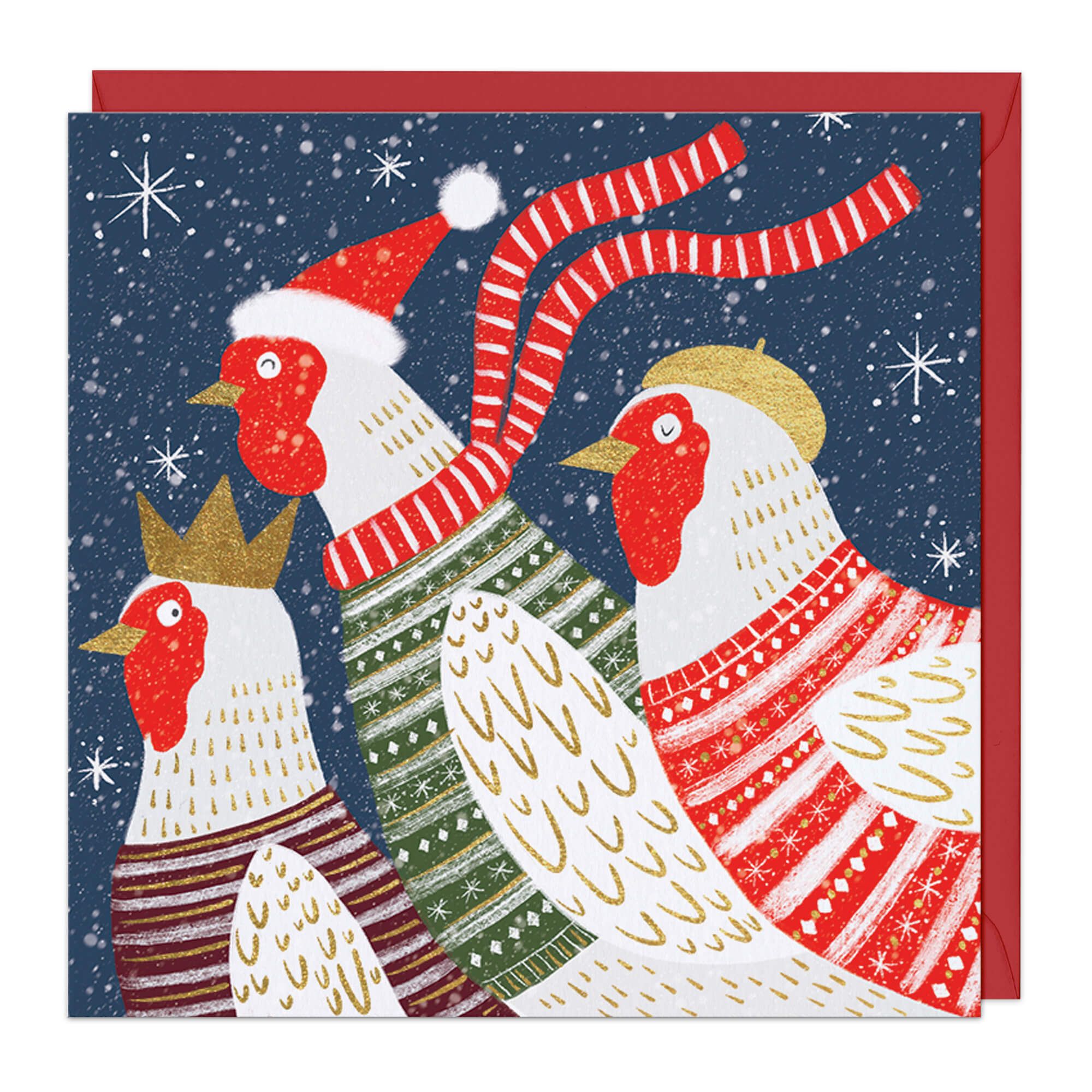 An image of We Three Pheasants Christmas Card Whistlefish