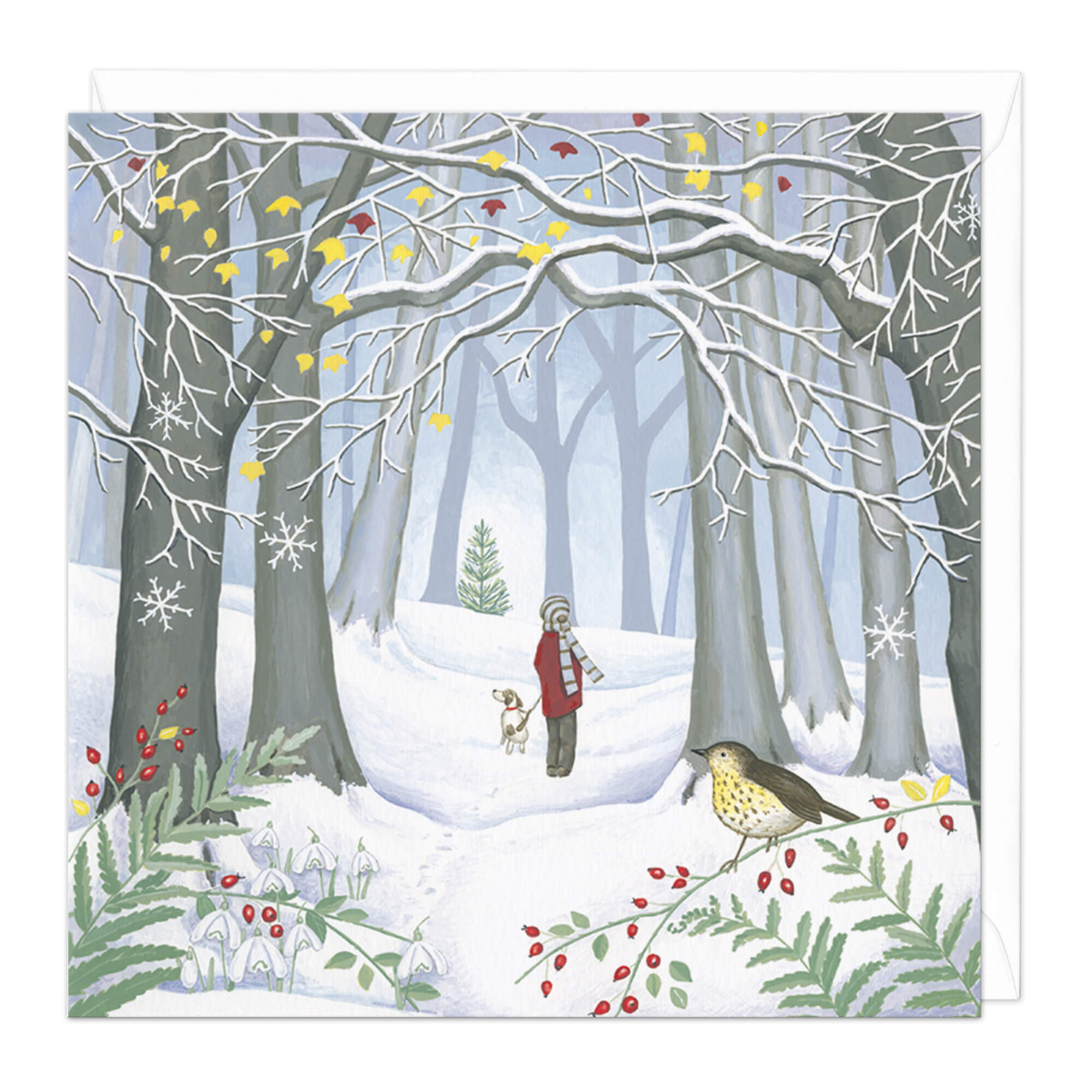 An image of Woodland Walk Christmas Card Whistlefish