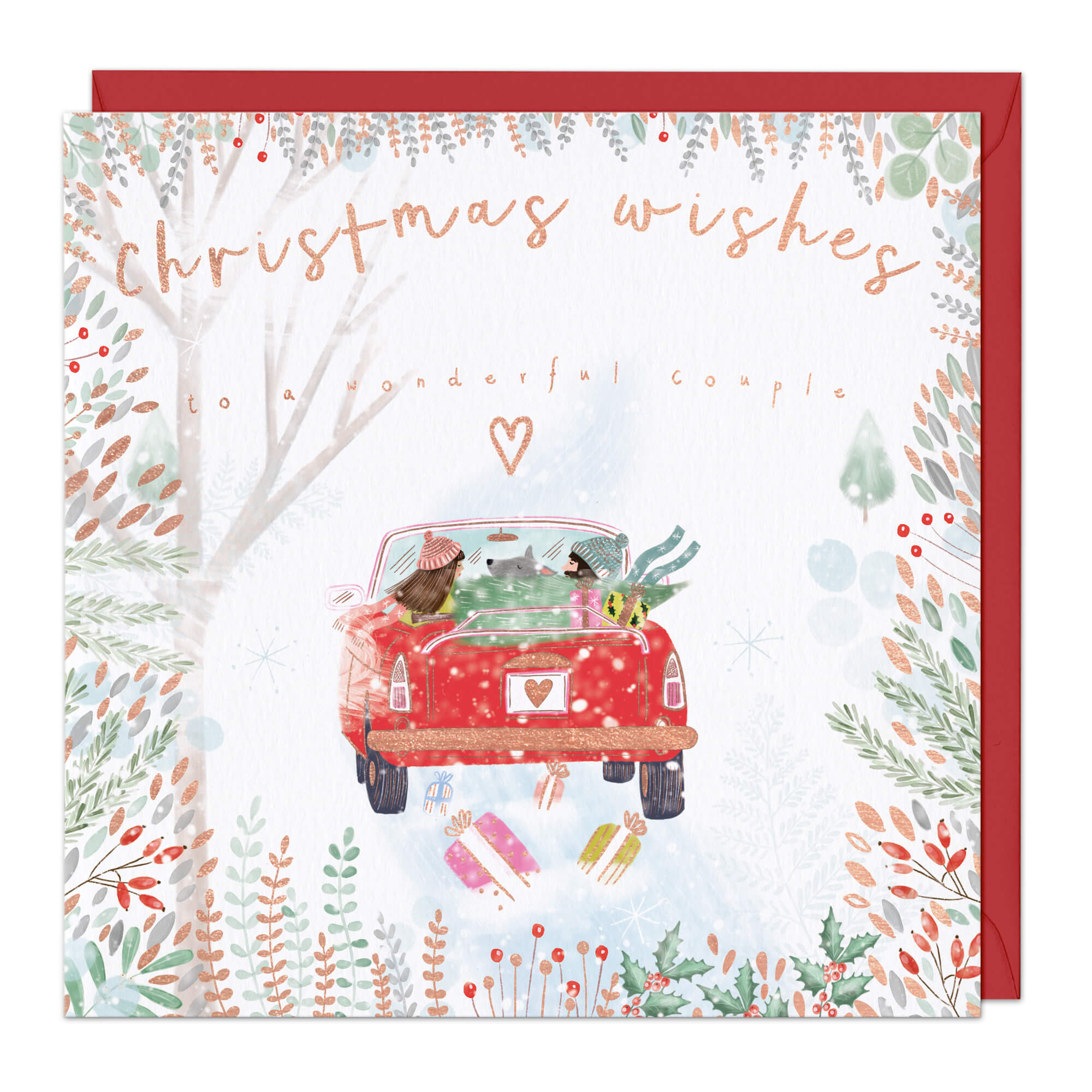 An image of Wonderful Couple Christmas Card Whistlefish