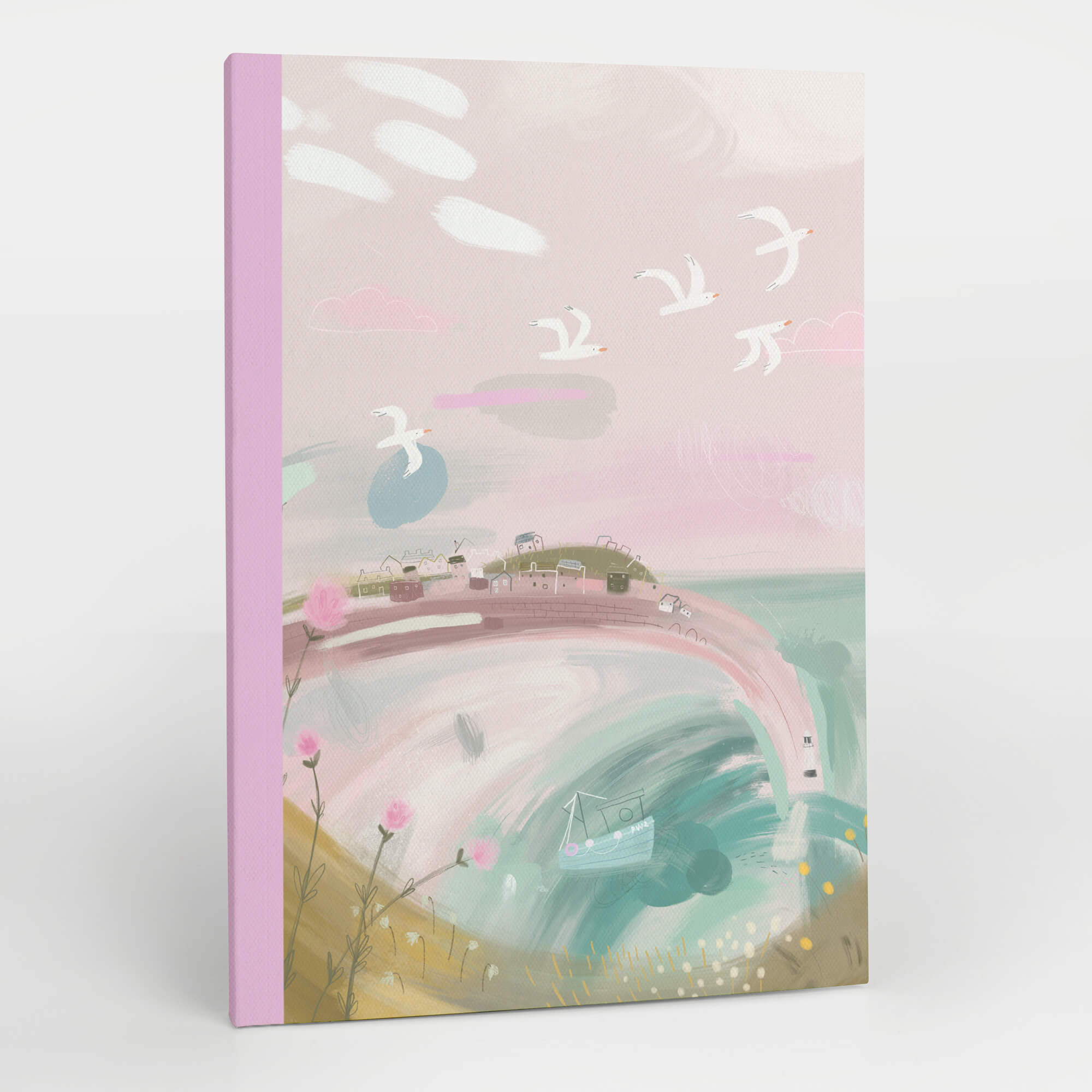 St Ives Pink A5 Notebook