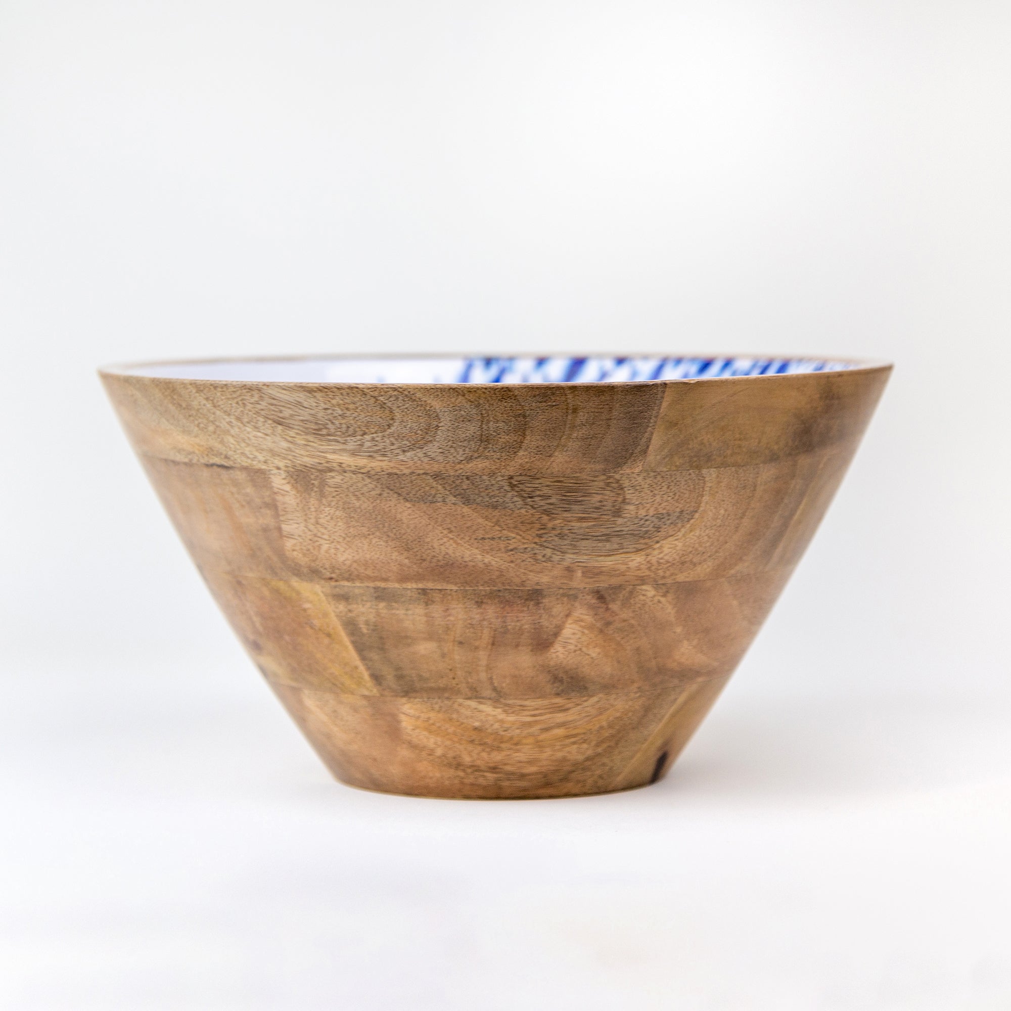 SJFB Fish Shoal Wooden Bowl 30cm