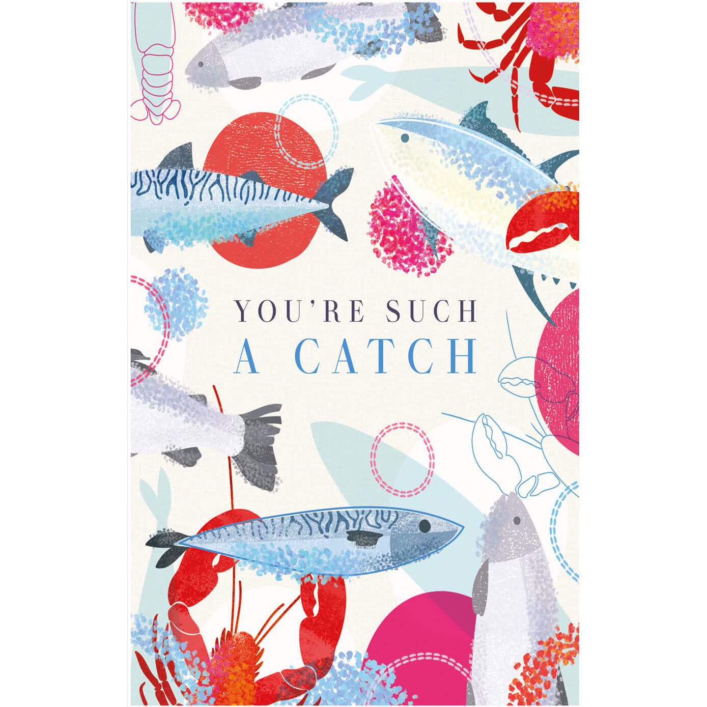 An image of You're Such A Catch Art Print Whistlefish