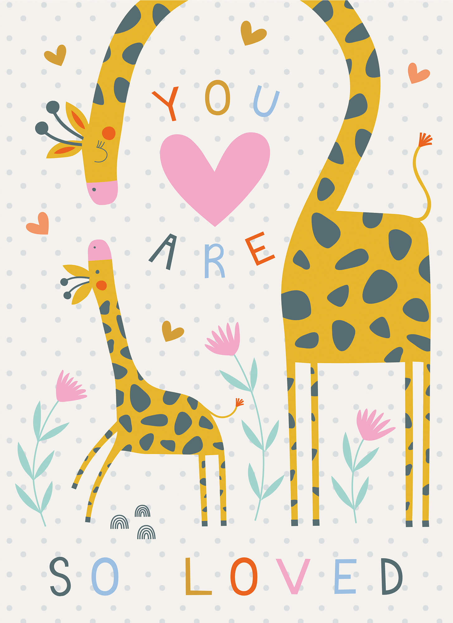 An image of You are Loved Art Print Whistlefish