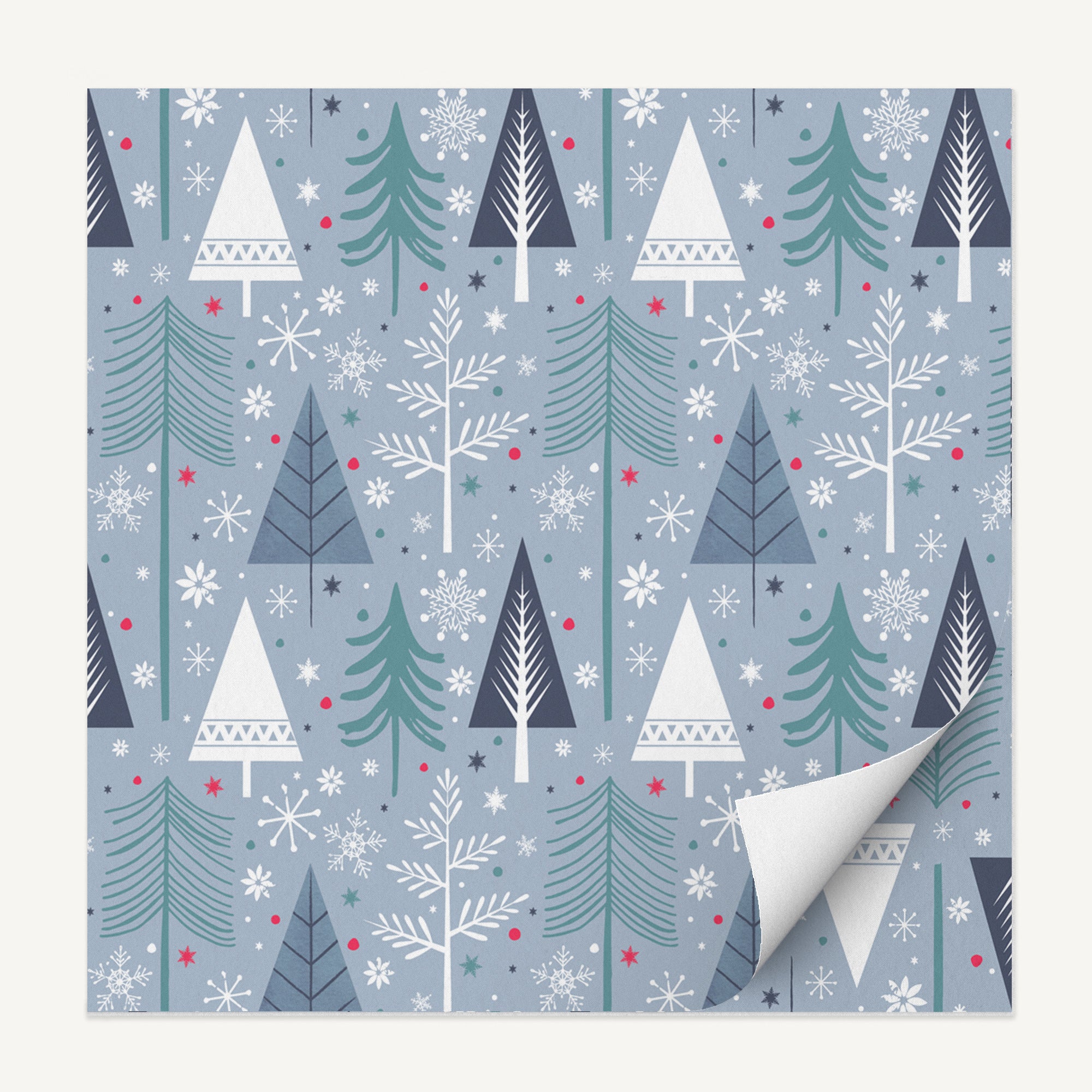 An image of Winter Trees Christmas Wrapping Paper Whistlefish