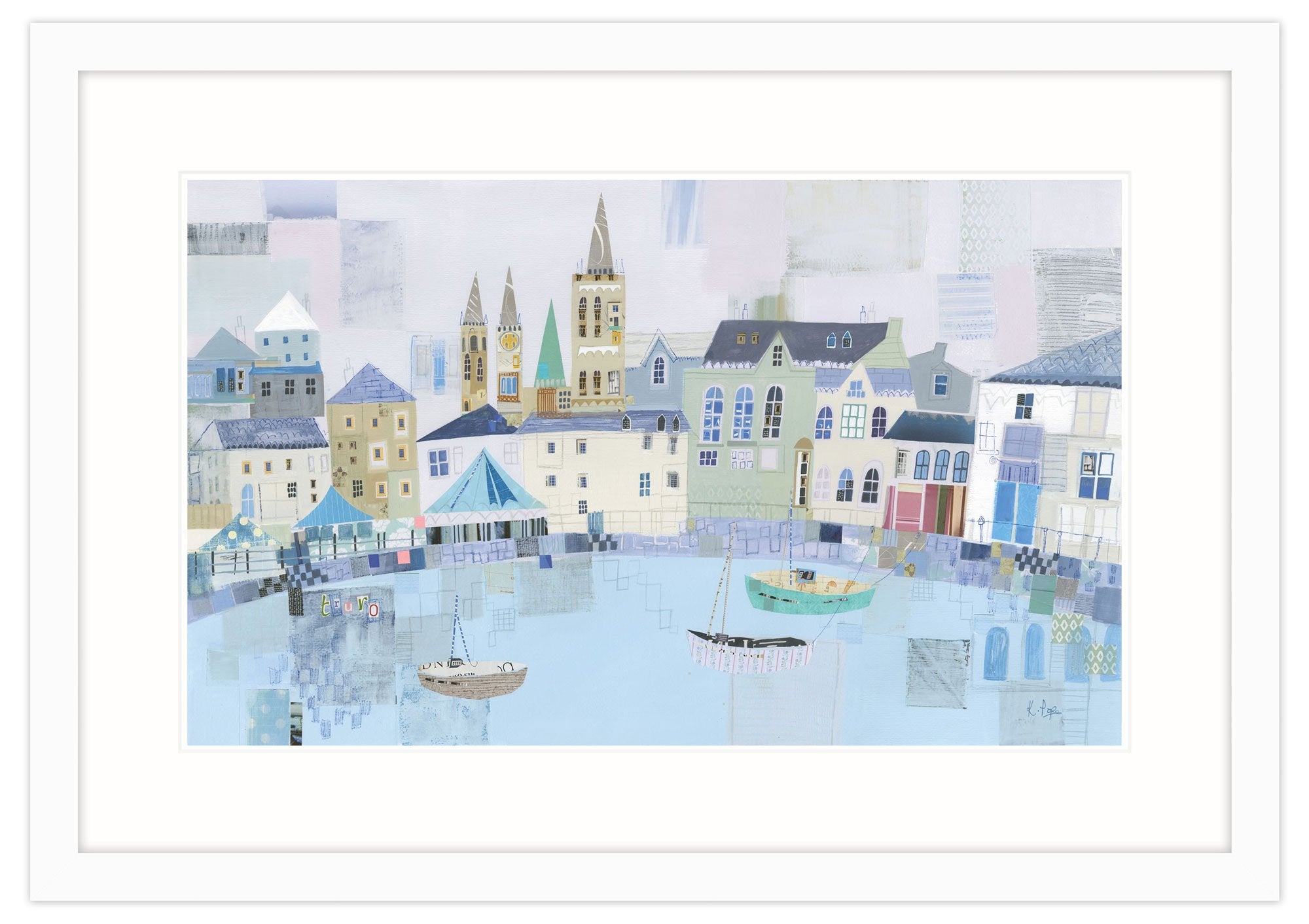 An image of Truro Framed Print Whistlefish