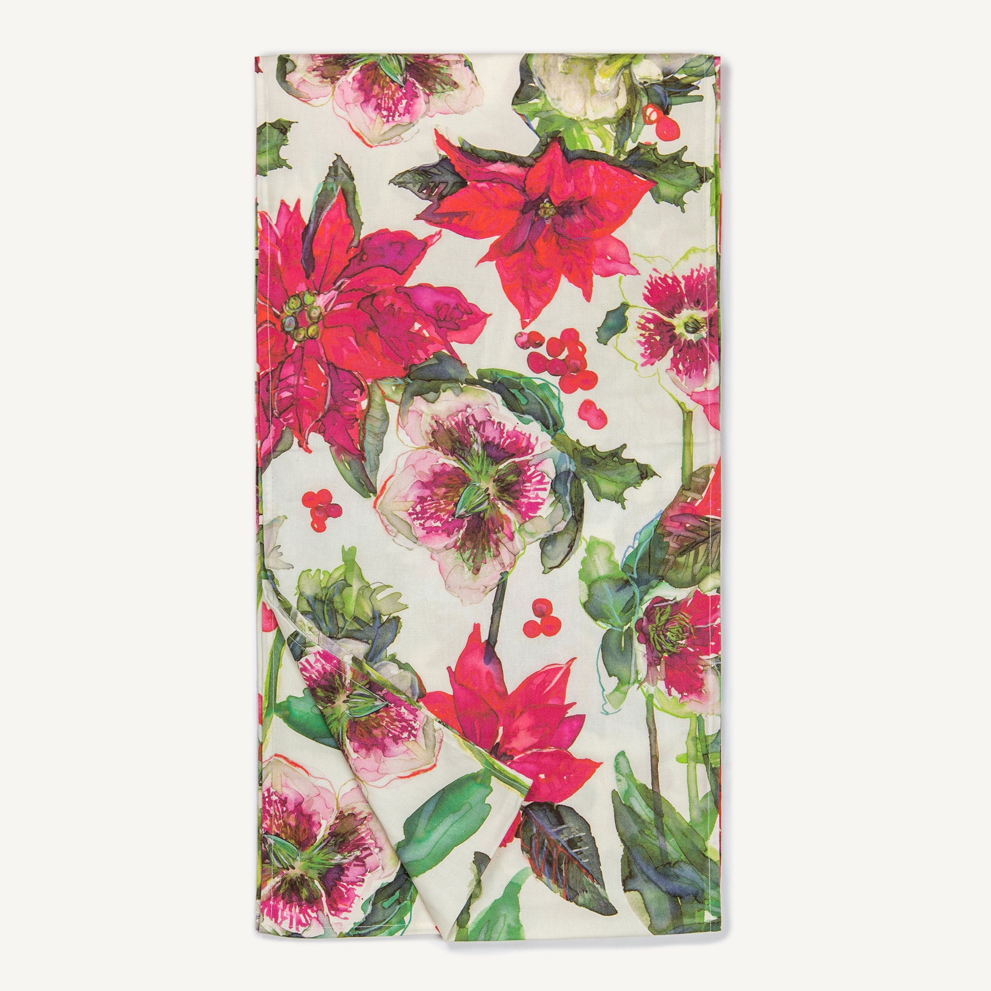 Poinsettia Table Runner