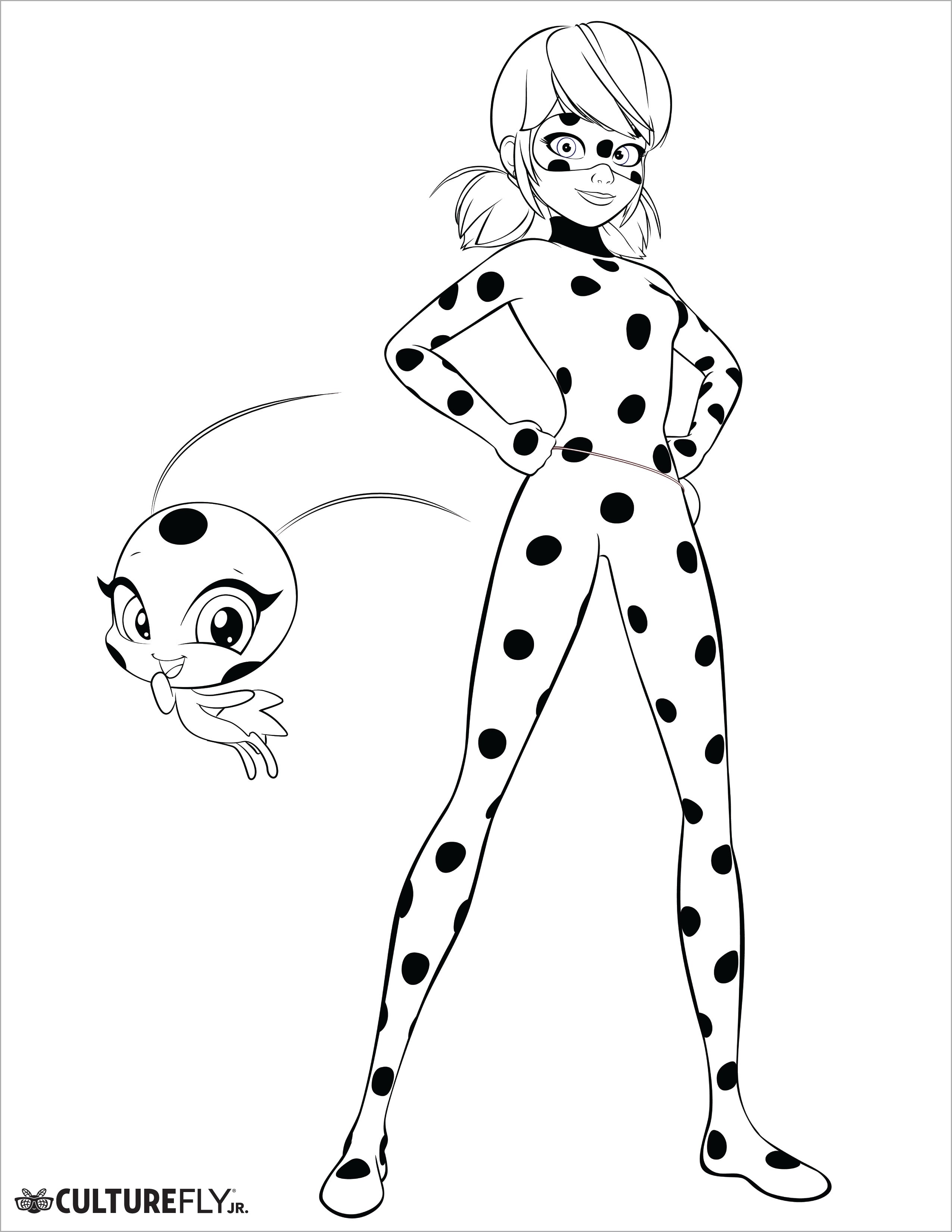 Miraculous Ladybug Coloring Pages - Bestcoloringpages.net 689