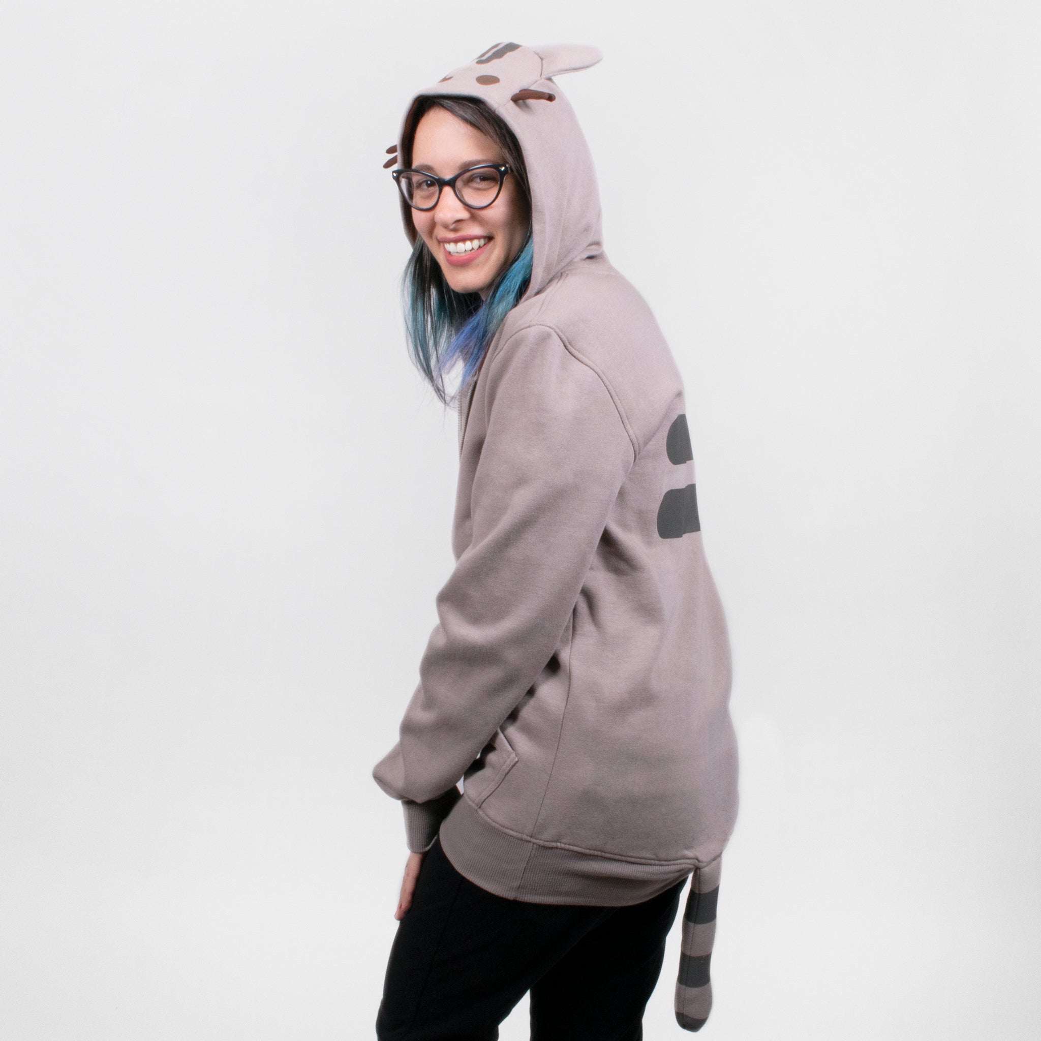 pusheen hoodie with cat ears