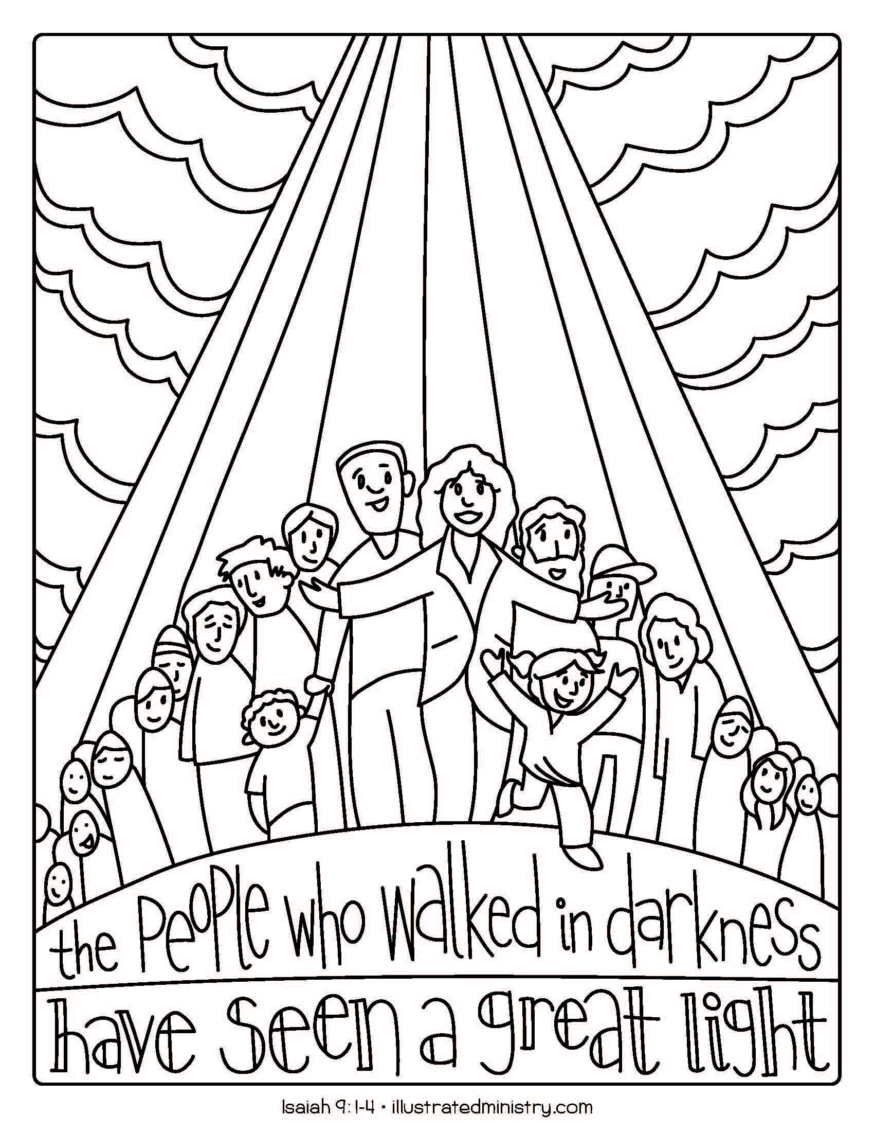 Download Bible Story Coloring Pages: Winter 2019-2020 - Illustrated Ministry
