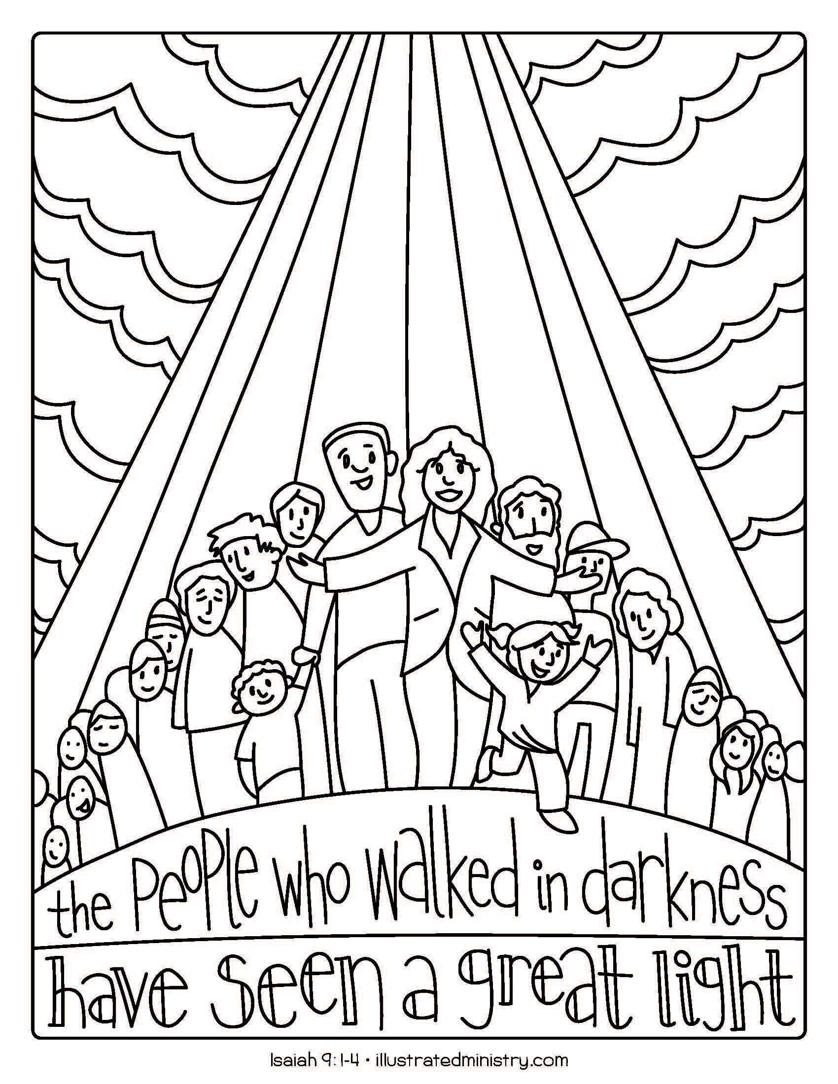 Bible Story Coloring Pages: Winter 30-30