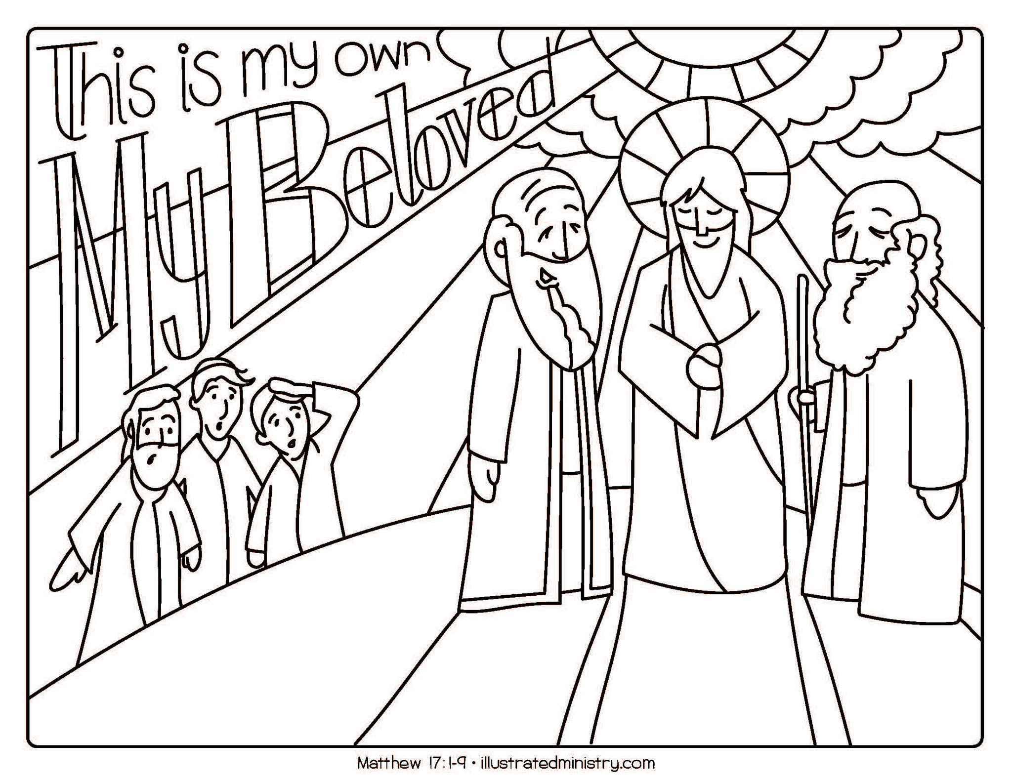 Bible Story Coloring Pages: Winter 30-30