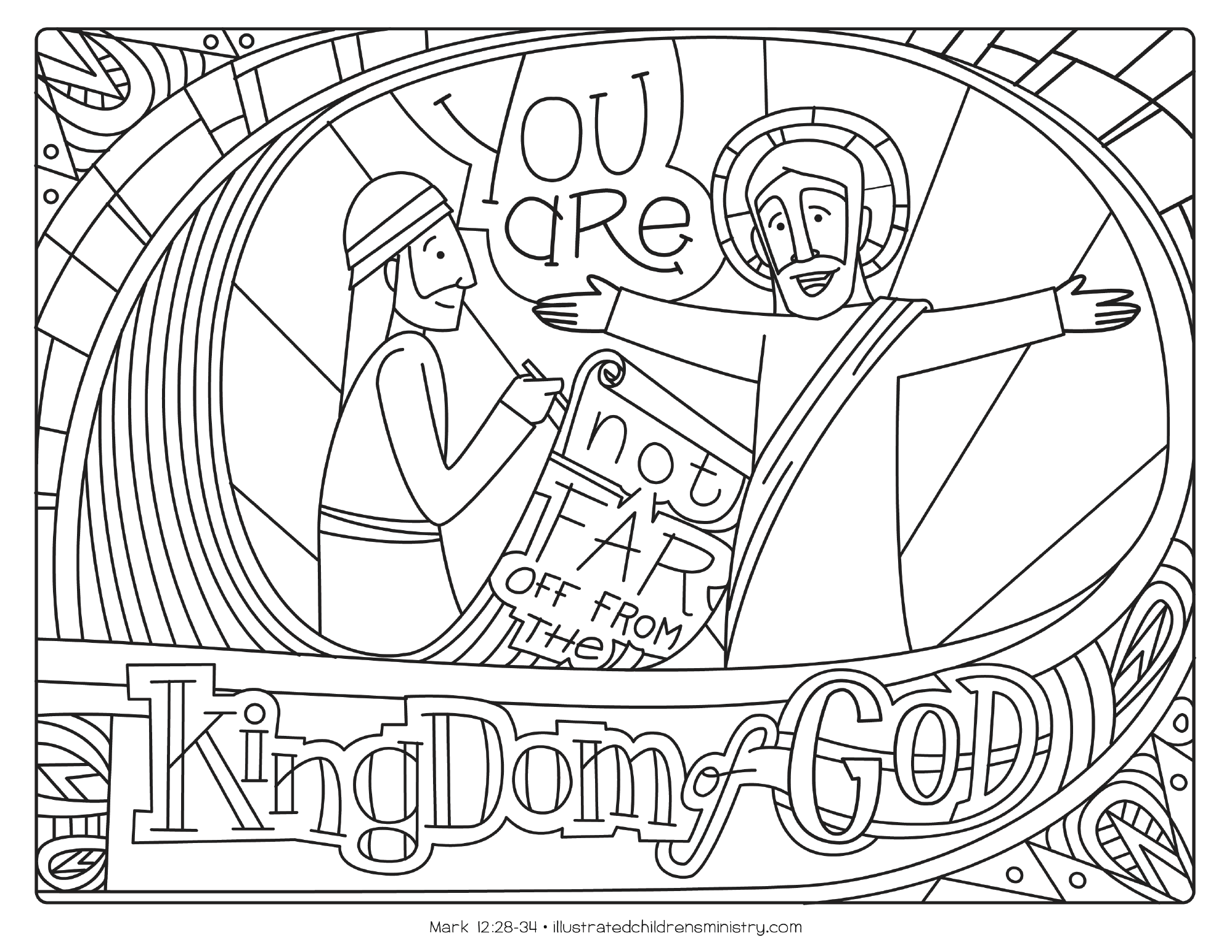 Bible Story Coloring Pages: Fall 25