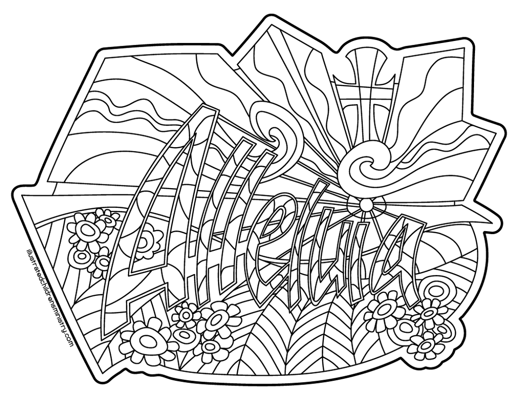 Download Alleluia Sunbeams Coloring Page & Poster - Illustrated ...