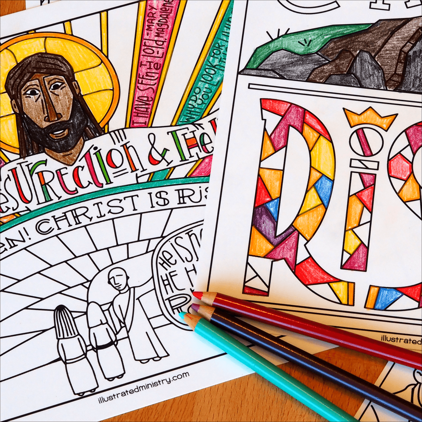 Easter Coloring Pages — Illustrated Ministry