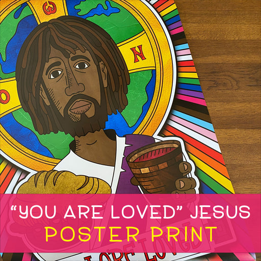 You Are Loved Jesus Stickers — Illustrated Ministry