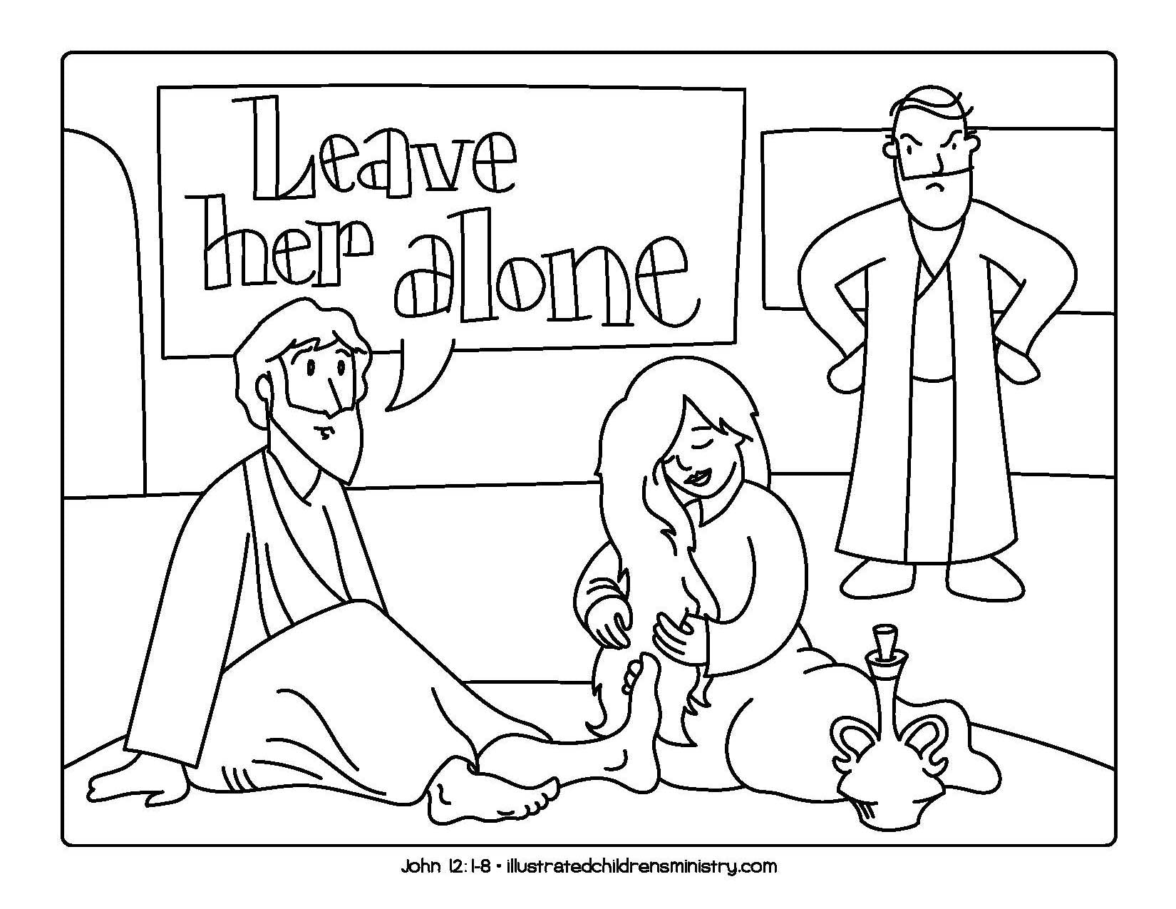 Bible Story Coloring Pages: Spring 23