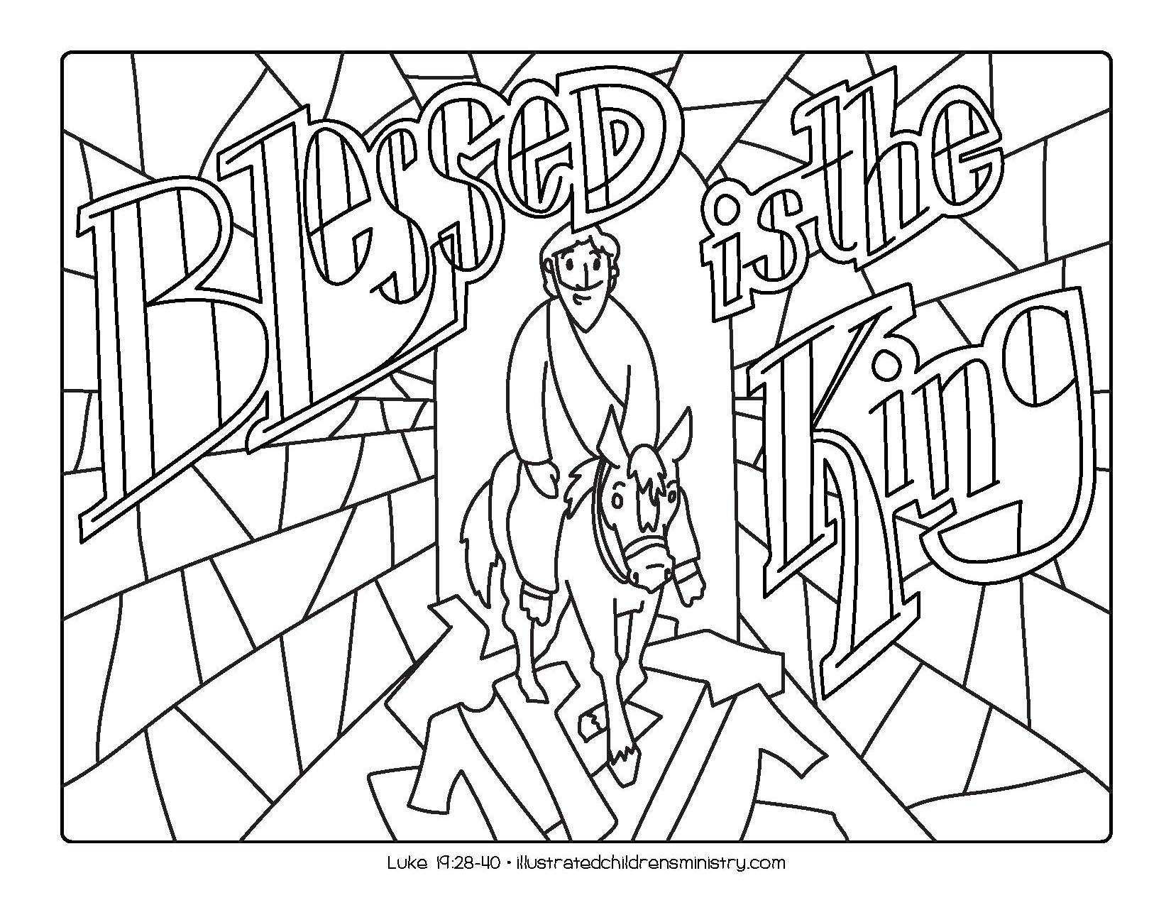 Bible Story Coloring Pages: Spring 22