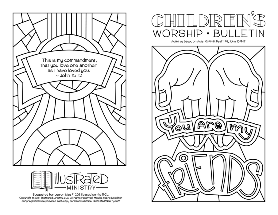 illustrated-worship-children-s-bulletins-spring-2021-illustrated