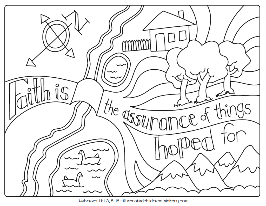 Download Bible Story Coloring Pages: Summer 2019 - Illustrated ...