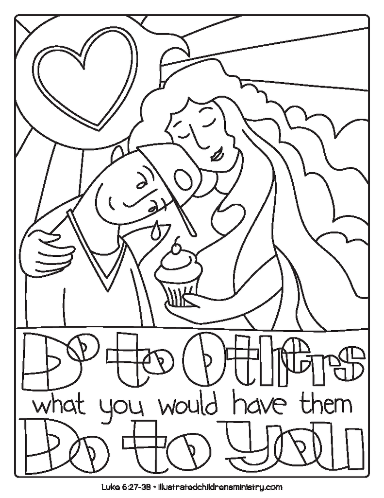 Download Bible Story Coloring Pages: Winter 2018-2019 - Illustrated ...