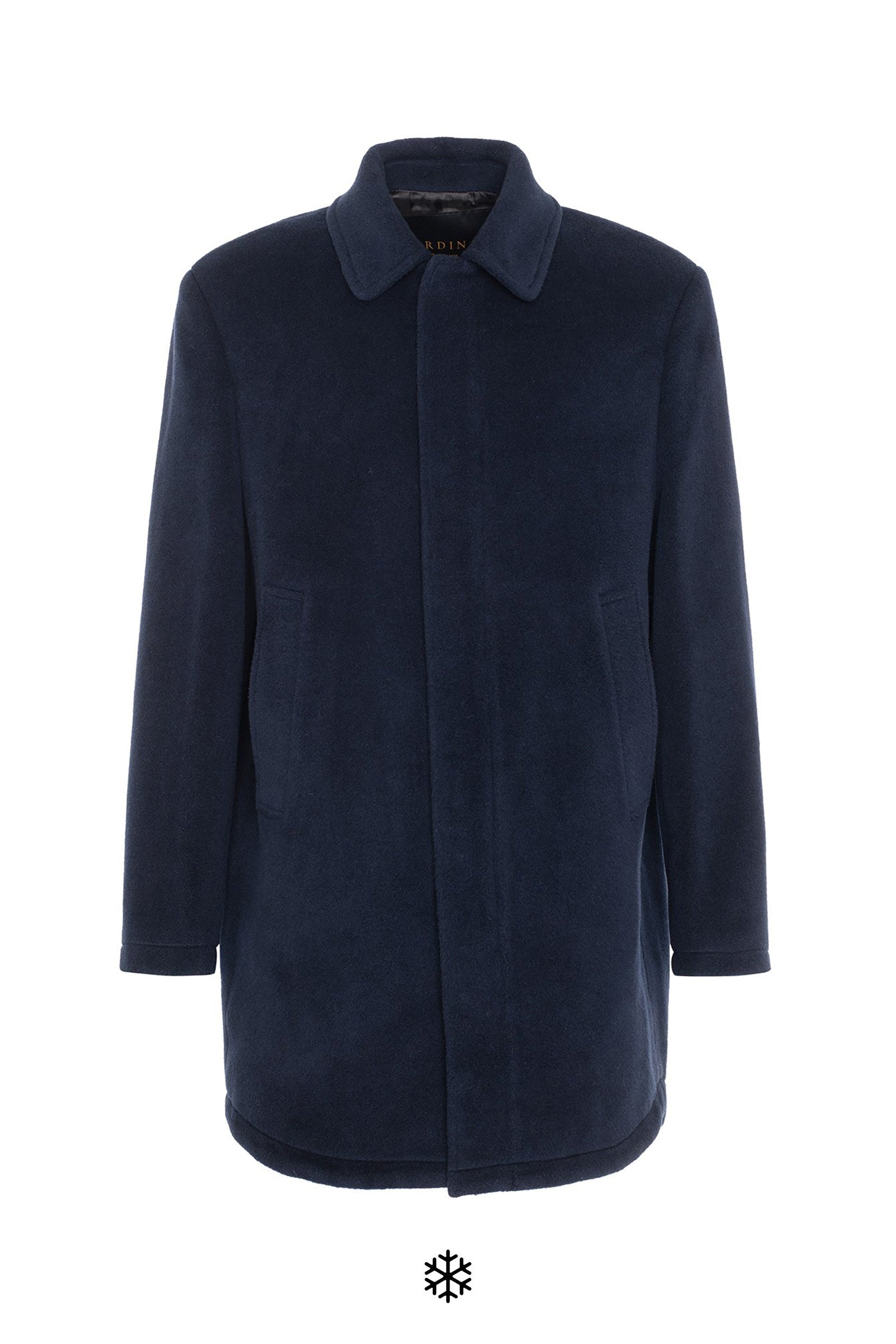 Navy wool sales car coat