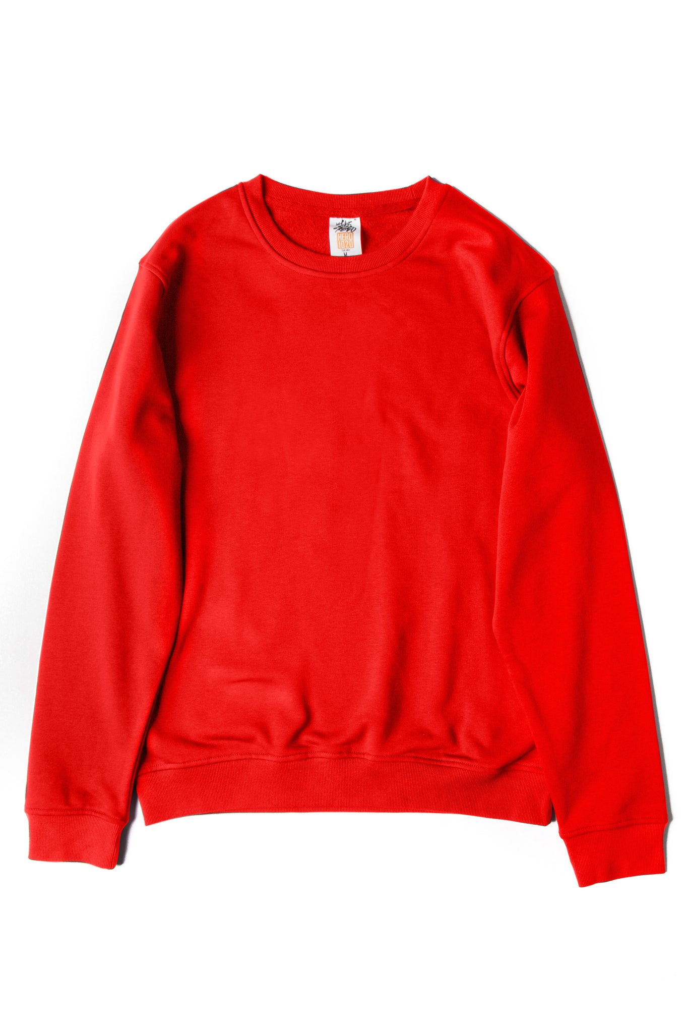 Download Hero 1020 Unisex Youth Blank Crewneck Sweatshirt Red Just Like Hero