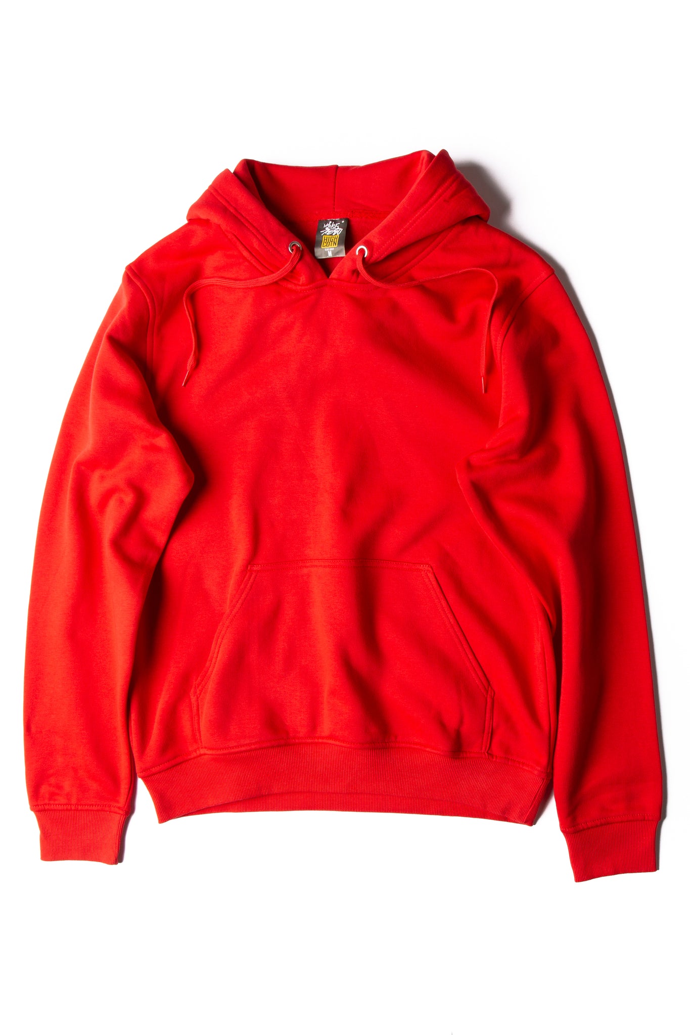 a red hoodie