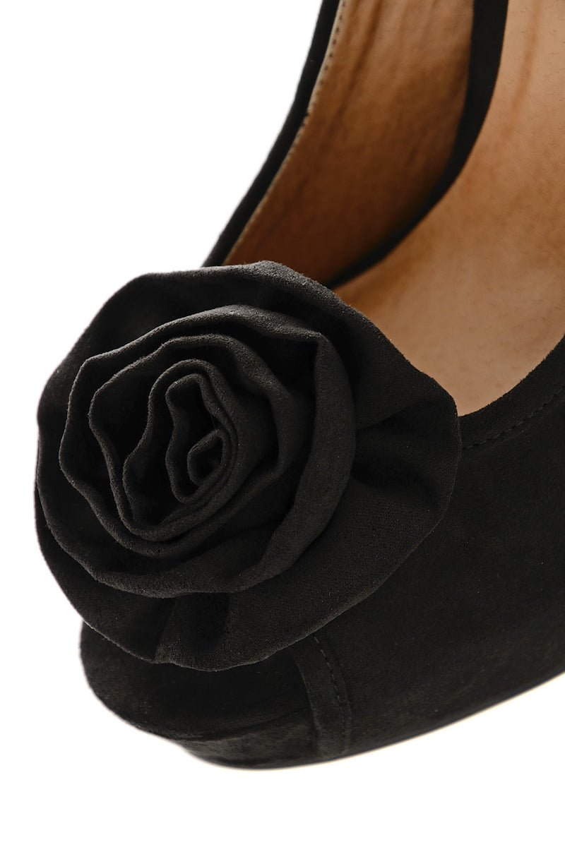 Μαύρες Peep Toes Γόβες | Γυναικεία Παπούτσια
