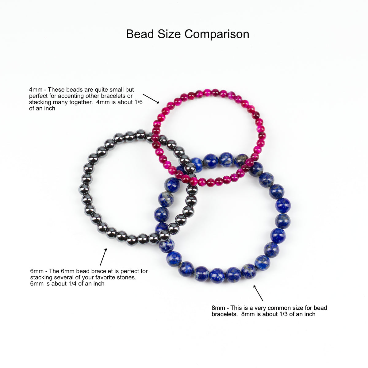 Stretch Bracelet | 4mm Beads (Bloodstone) Small