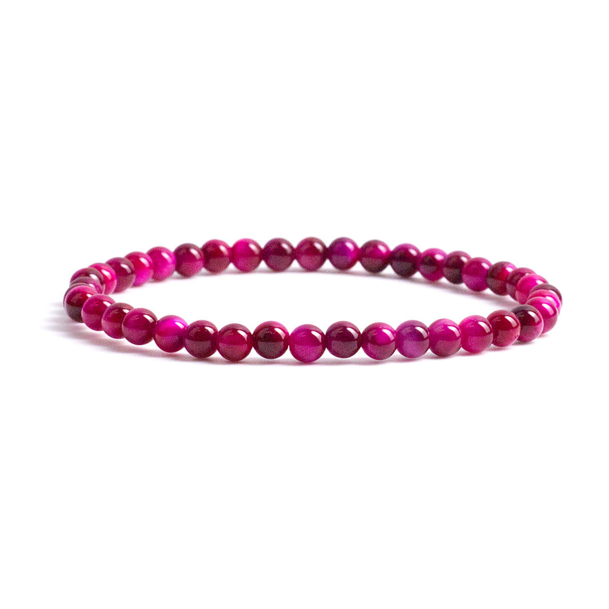 Pink Tiger Eye Bracelet 6mm