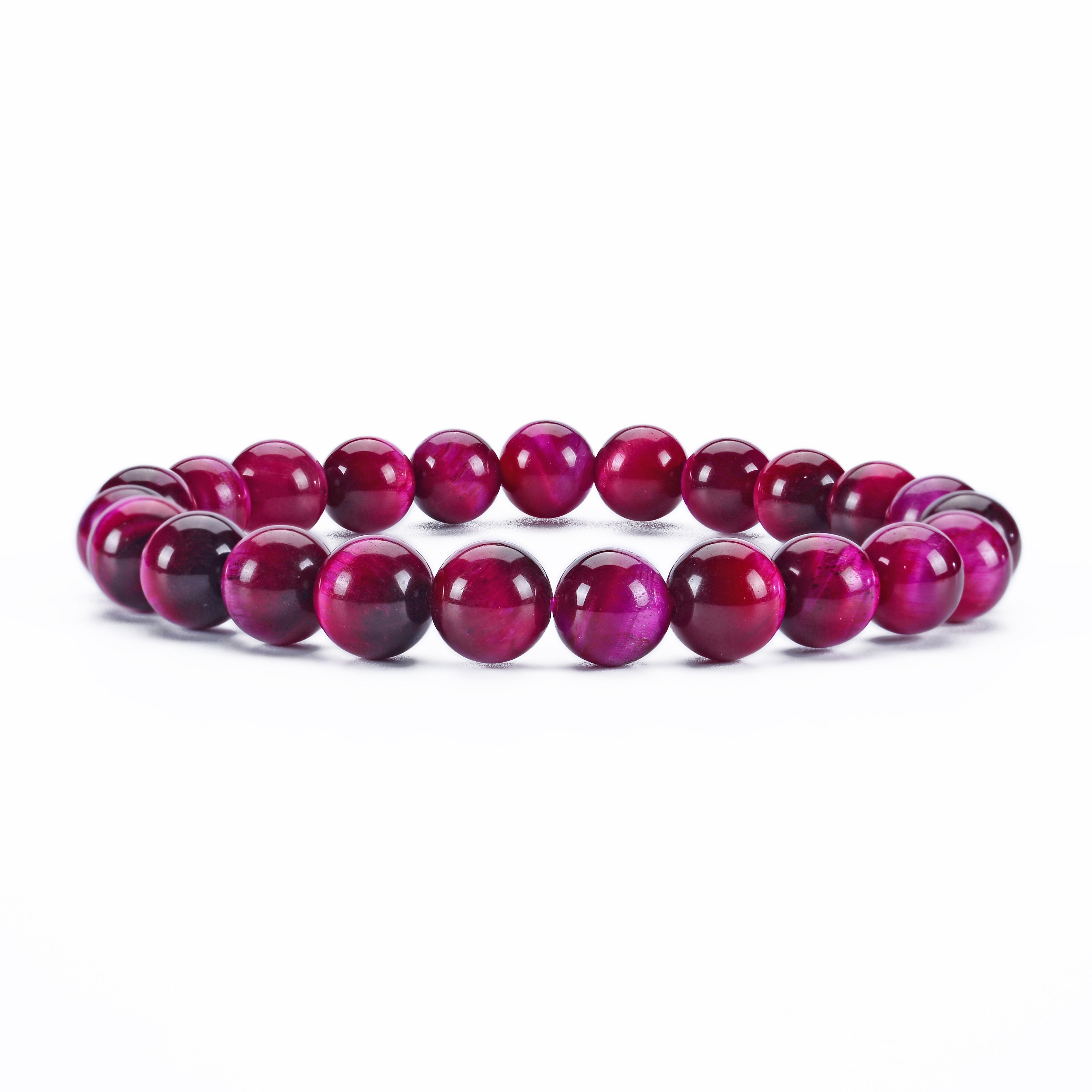 Stretch Bracelet | 6mm Beads (Pink Tiger's Eye) – Cherry Tree