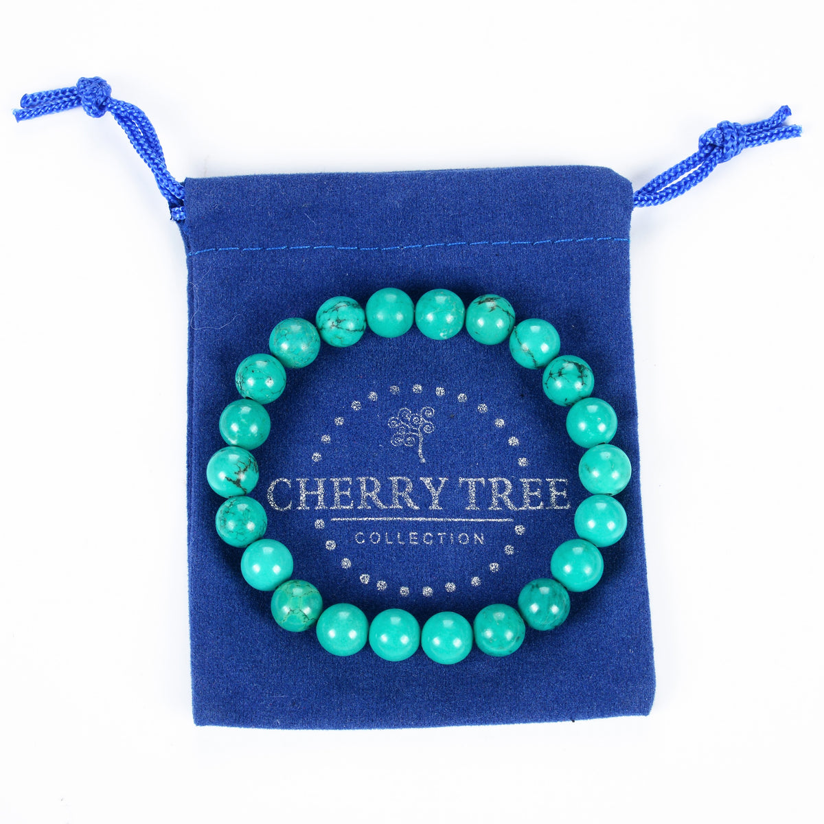 Stretch Bracelet  6mm Beads (Turquoise Howlite) – Cherry Tree Collection