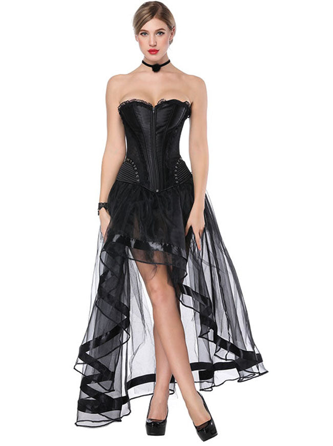 black corset tutu dress