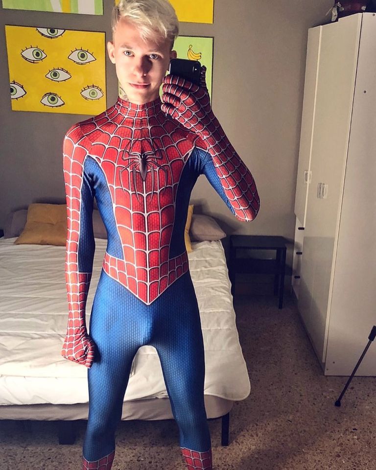 Spidey Cosplay Spandex Suit