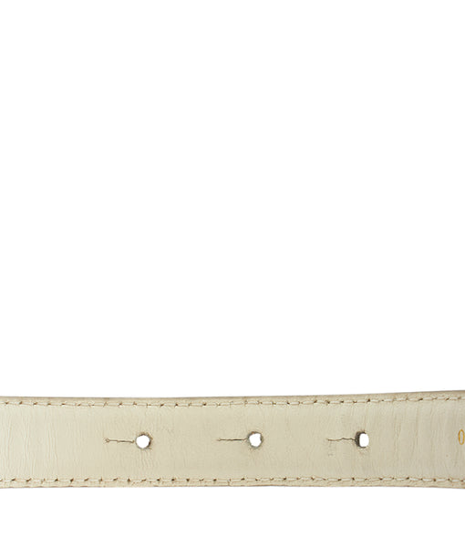 Gucci Cream Leather Belt, Size 65 | Cash In My Bag