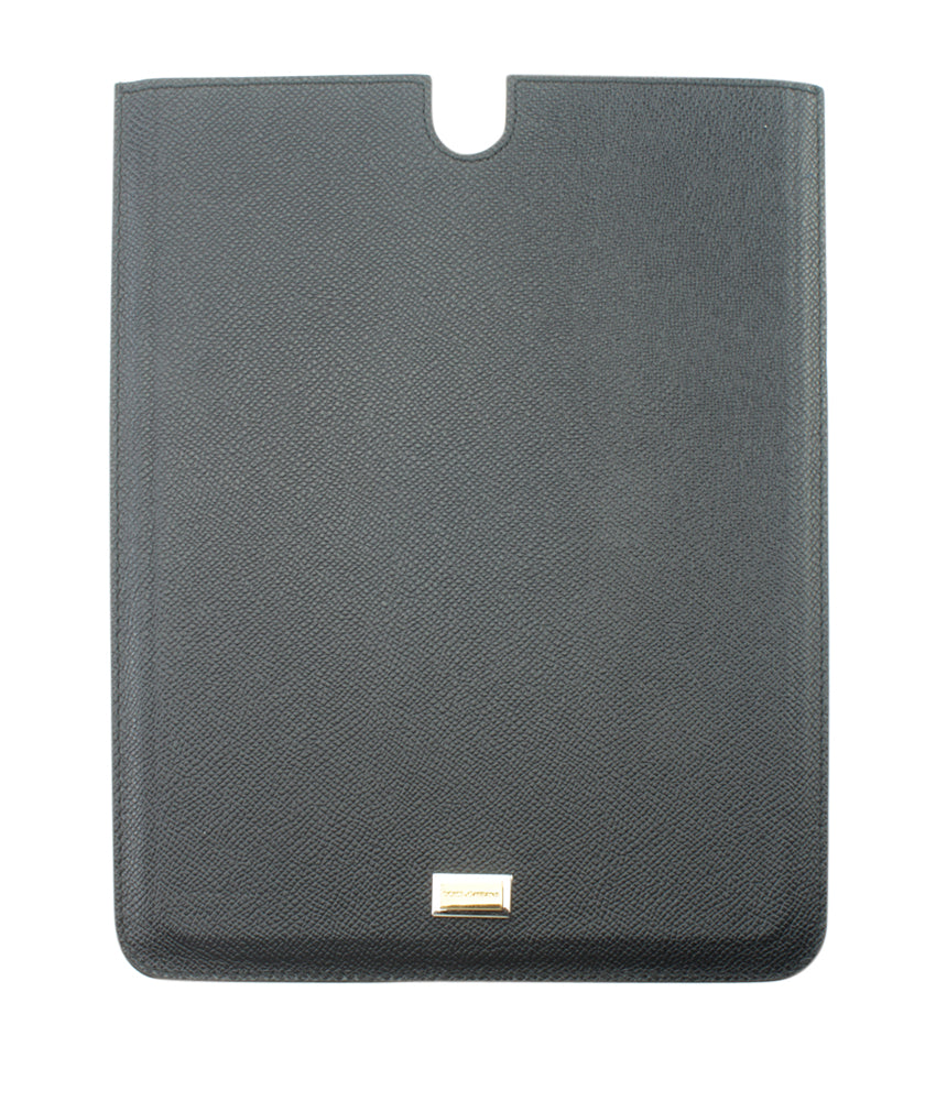 Dolce & Gabbana ipad Black Leather Case – Cashinmybag