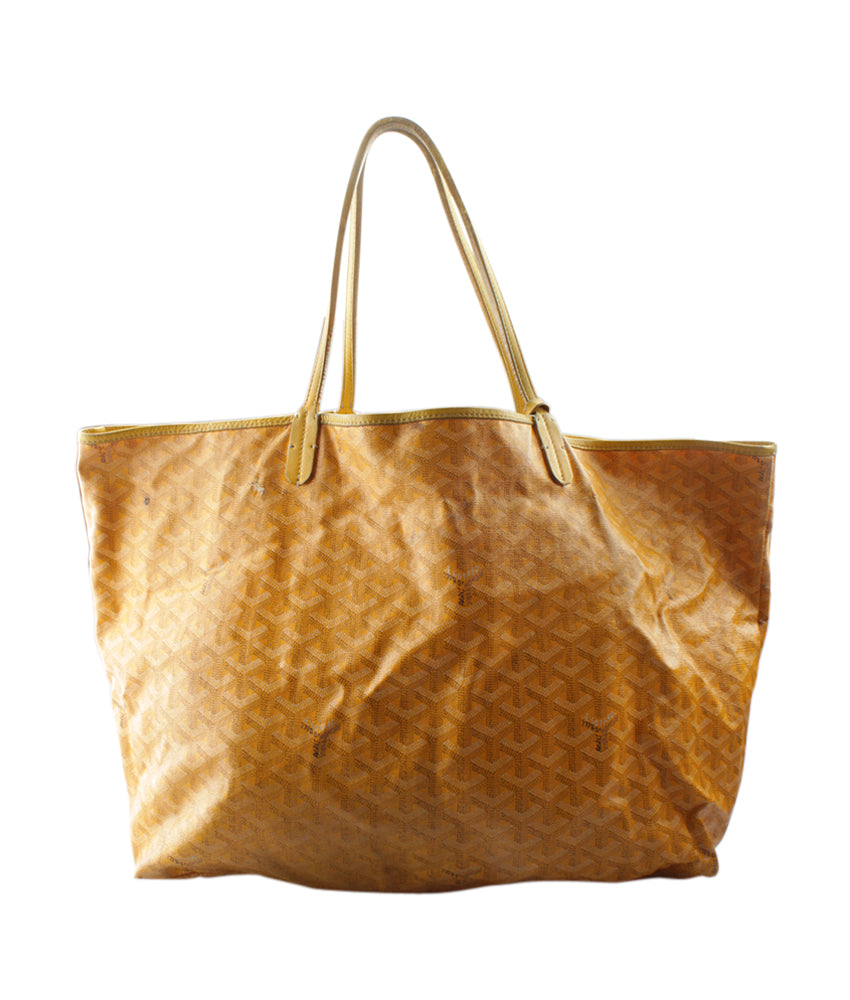 Goyard St. Louis GM Yellow Canvas Tote | Cash In My Bag