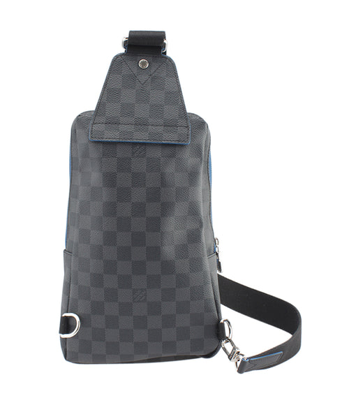 Louis Vuitton N41719 Avenue Sling Black Canvas Backpack | Cash In My Bag