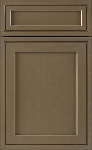 Warm Hazel Bathroom Cabinet Door Profile