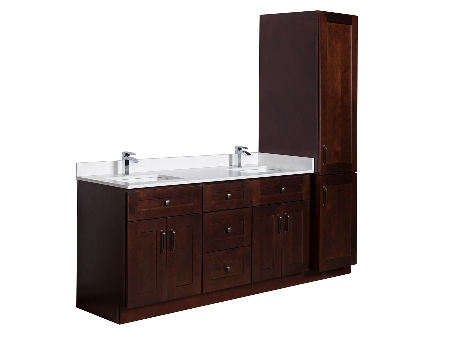 Bathroom CabiConfigurations   Double Sink CabiExtra Drawer 