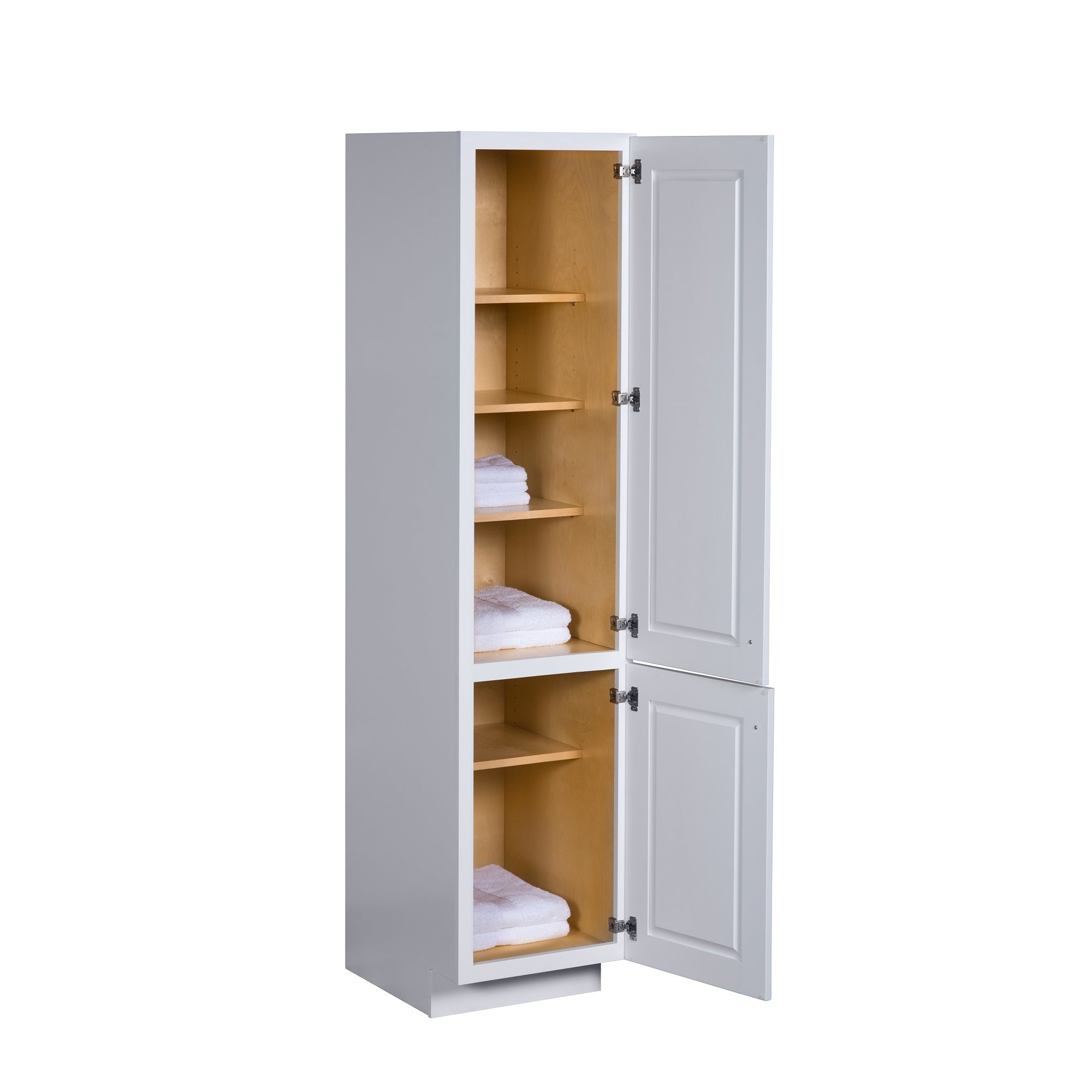 Foremost naples linen cabinet white