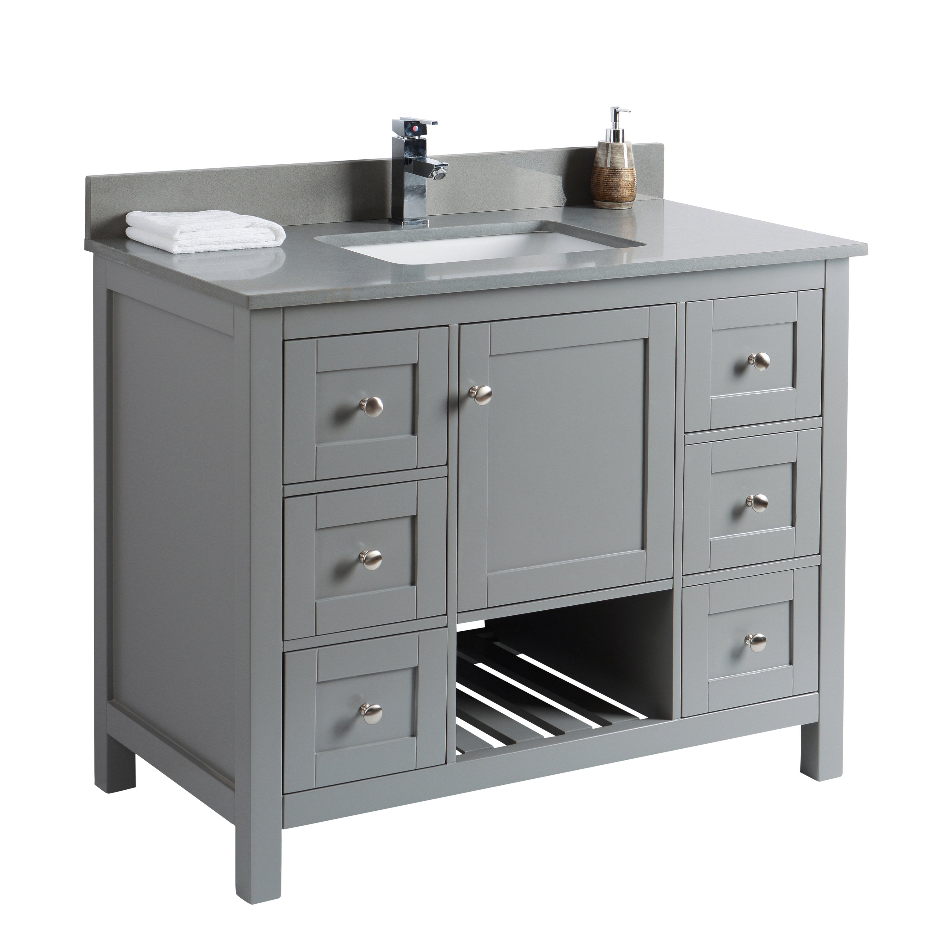 42 Bathroom Vanity / Strasser Woodenworks Ultraline 42-Inch Bathroom ...