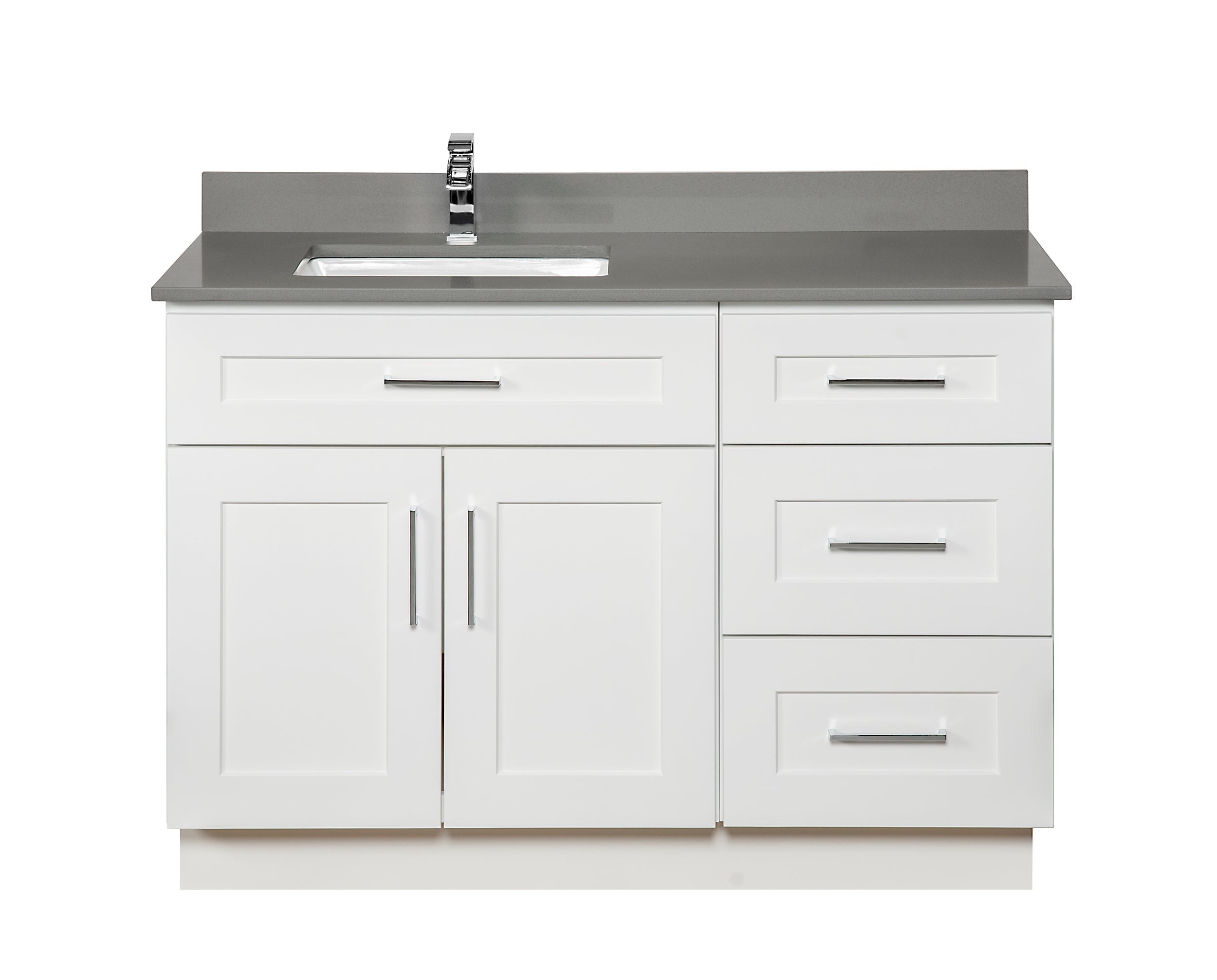 42 Inch Left Offset Bathroom Vanity