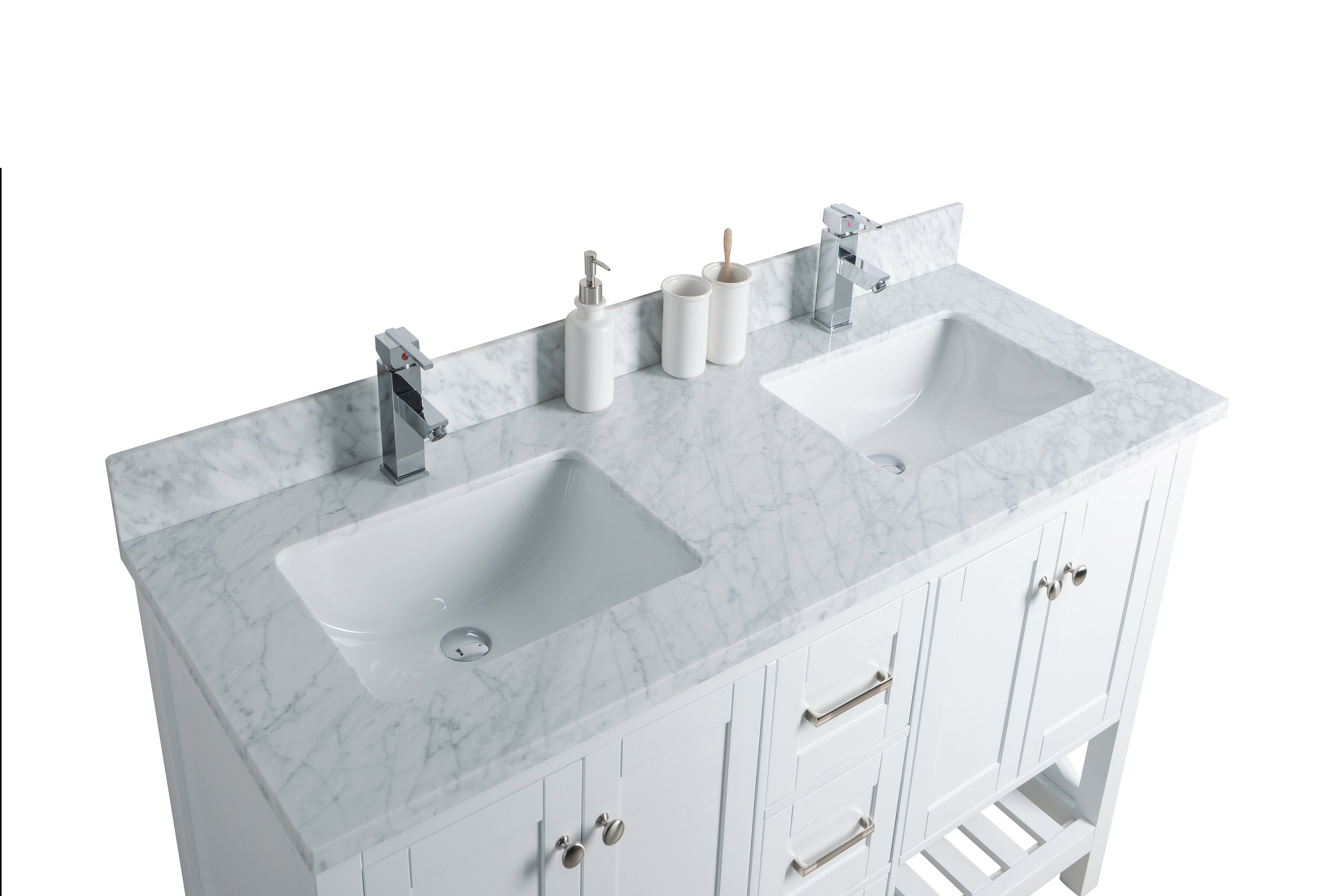 54 inch metal sink base bathroom