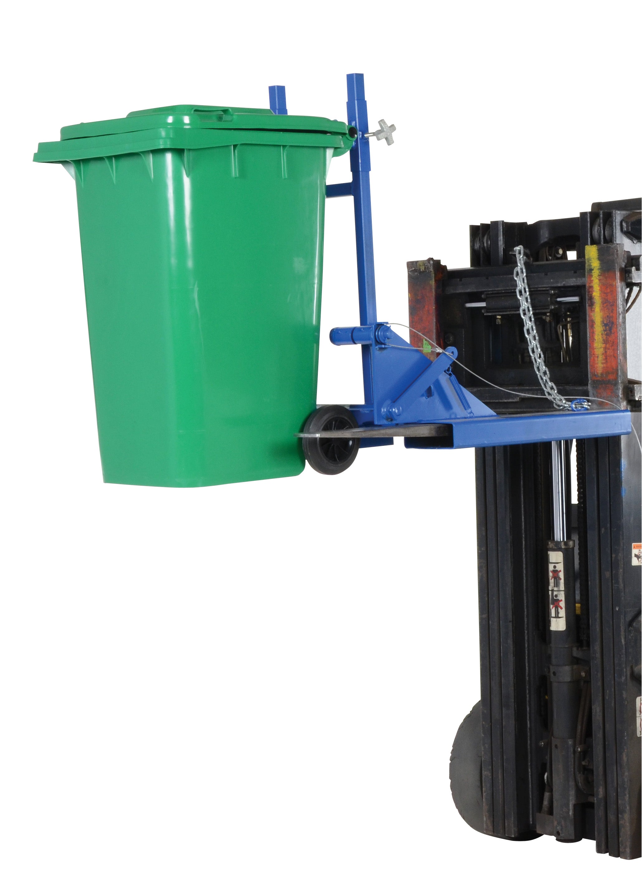 Fork Mounted Trash Can Dumper